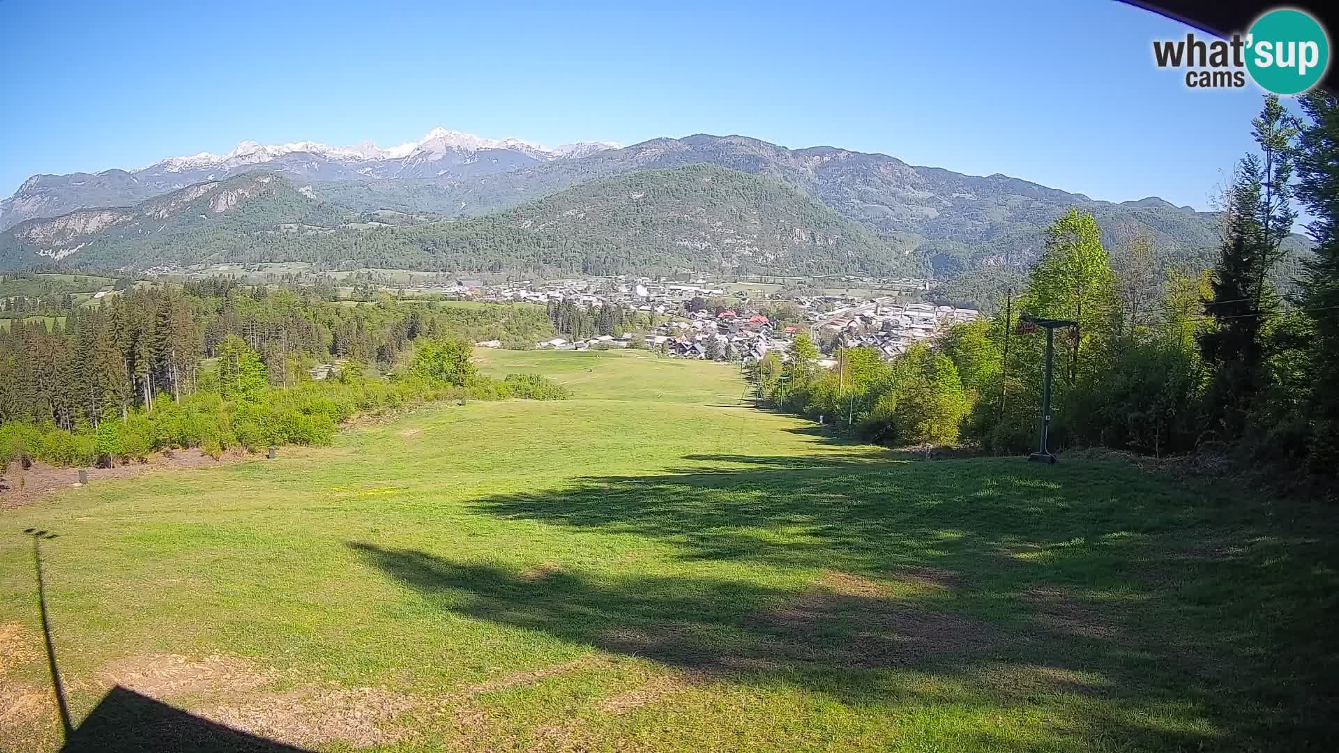 Spletna kamera Bohinjska Bistrica – Pogled v živo s smučišča Kozji Hrbet