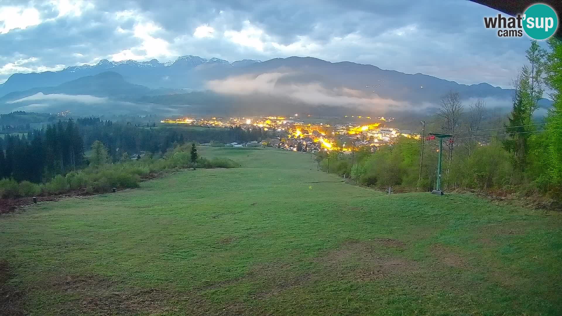 Webcam Bohinjska Bistrica – Vista live dalla stazione sciistica Kozji Hrbet