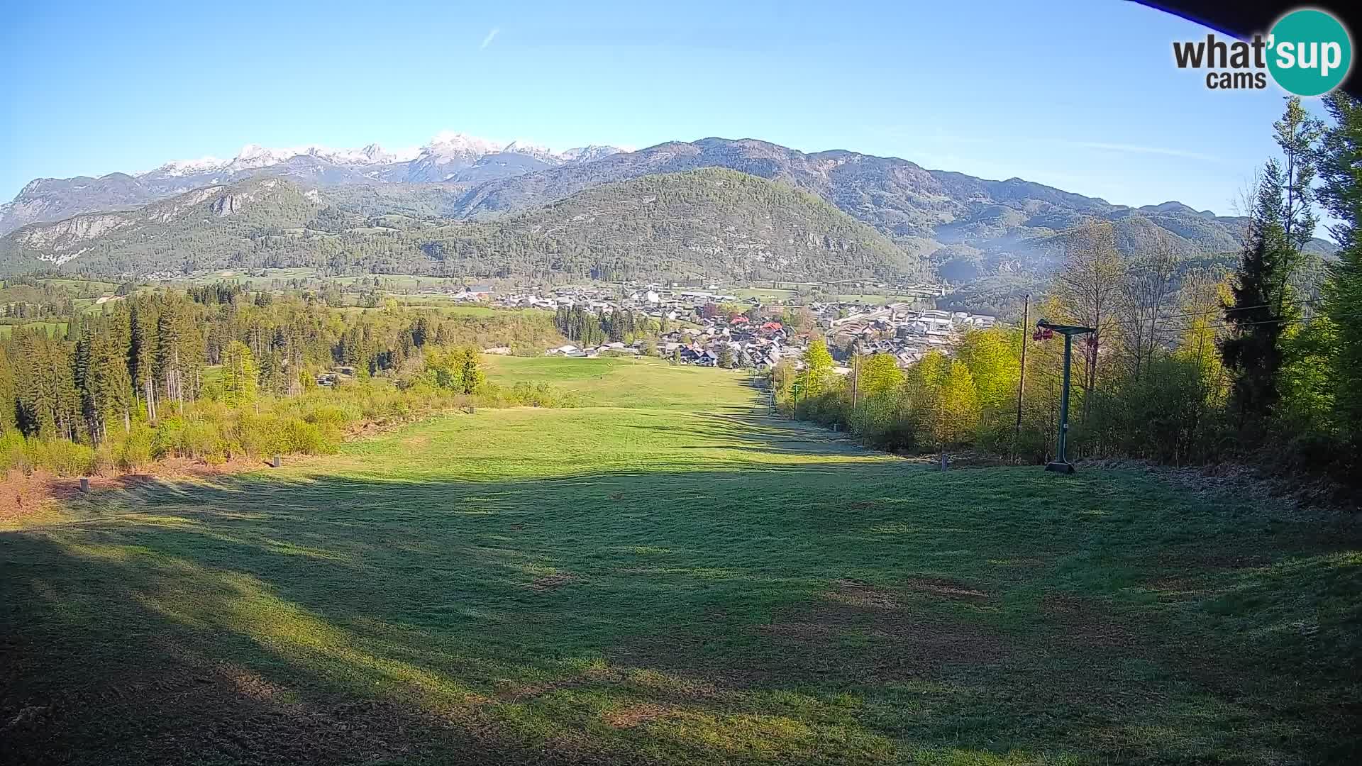Spletna kamera Bohinjska Bistrica – Pogled v živo s smučišča Kozji Hrbet