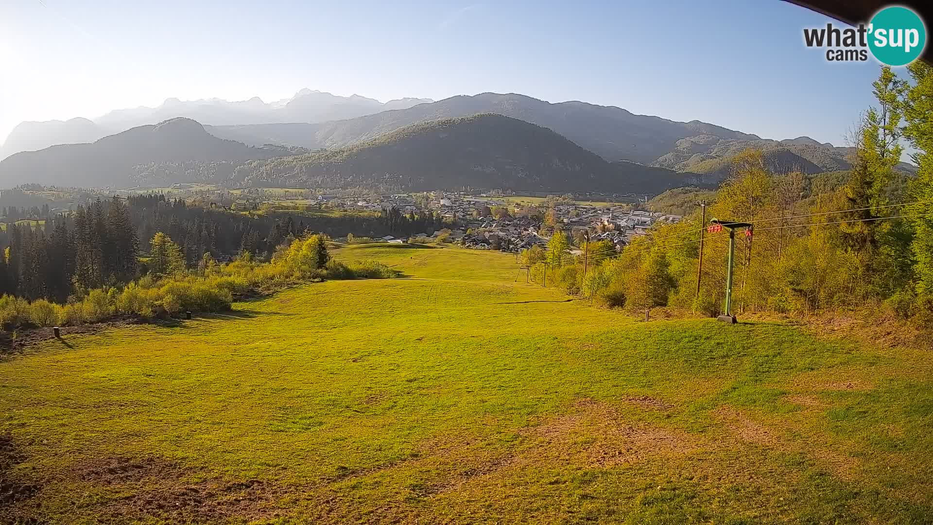 Webcam Bohinjska Bistrica – Live View from Kozji Hrbet Ski Station