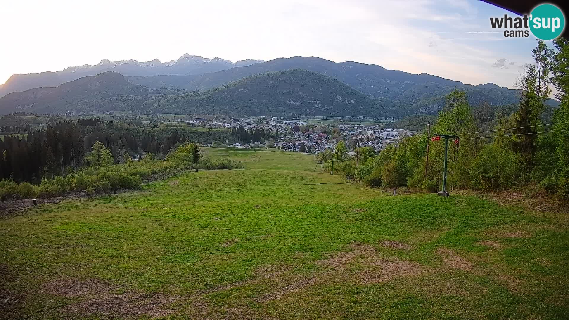 Spletna kamera Bohinjska Bistrica – Pogled v živo s smučišča Kozji Hrbet