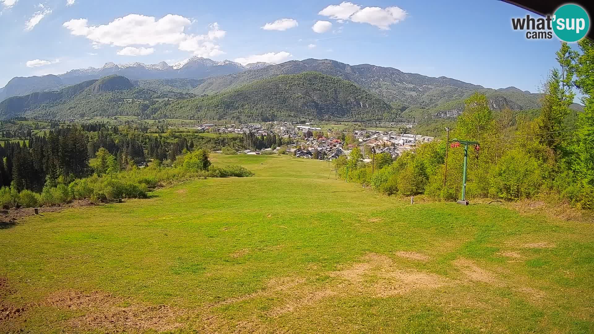 Spletna kamera Bohinjska Bistrica – Pogled v živo s smučišča Kozji Hrbet