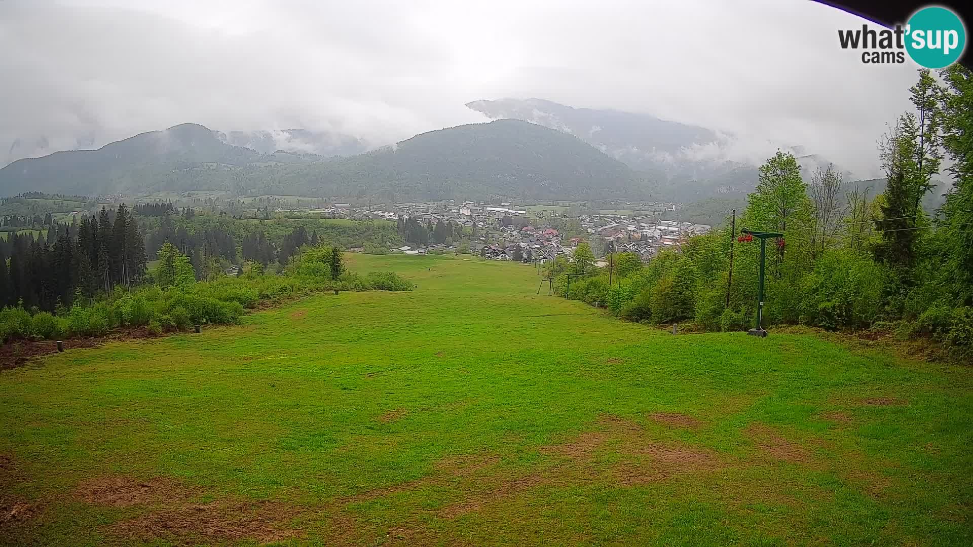 Webcam Bohinjska Bistrica – Live View from Kozji Hrbet Ski Station