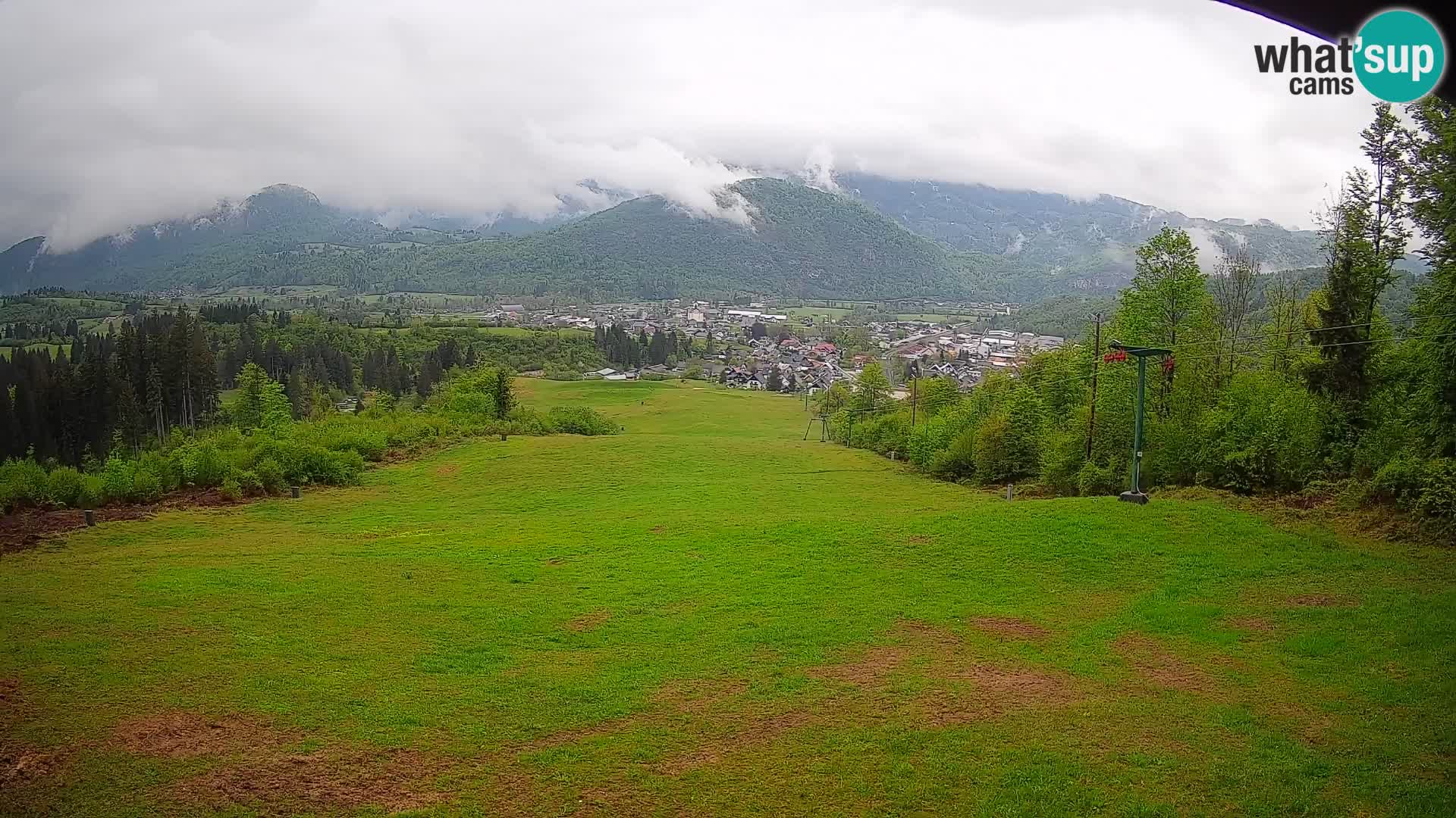 Webcam Bohinjska Bistrica – Live View from Kozji Hrbet Ski Station