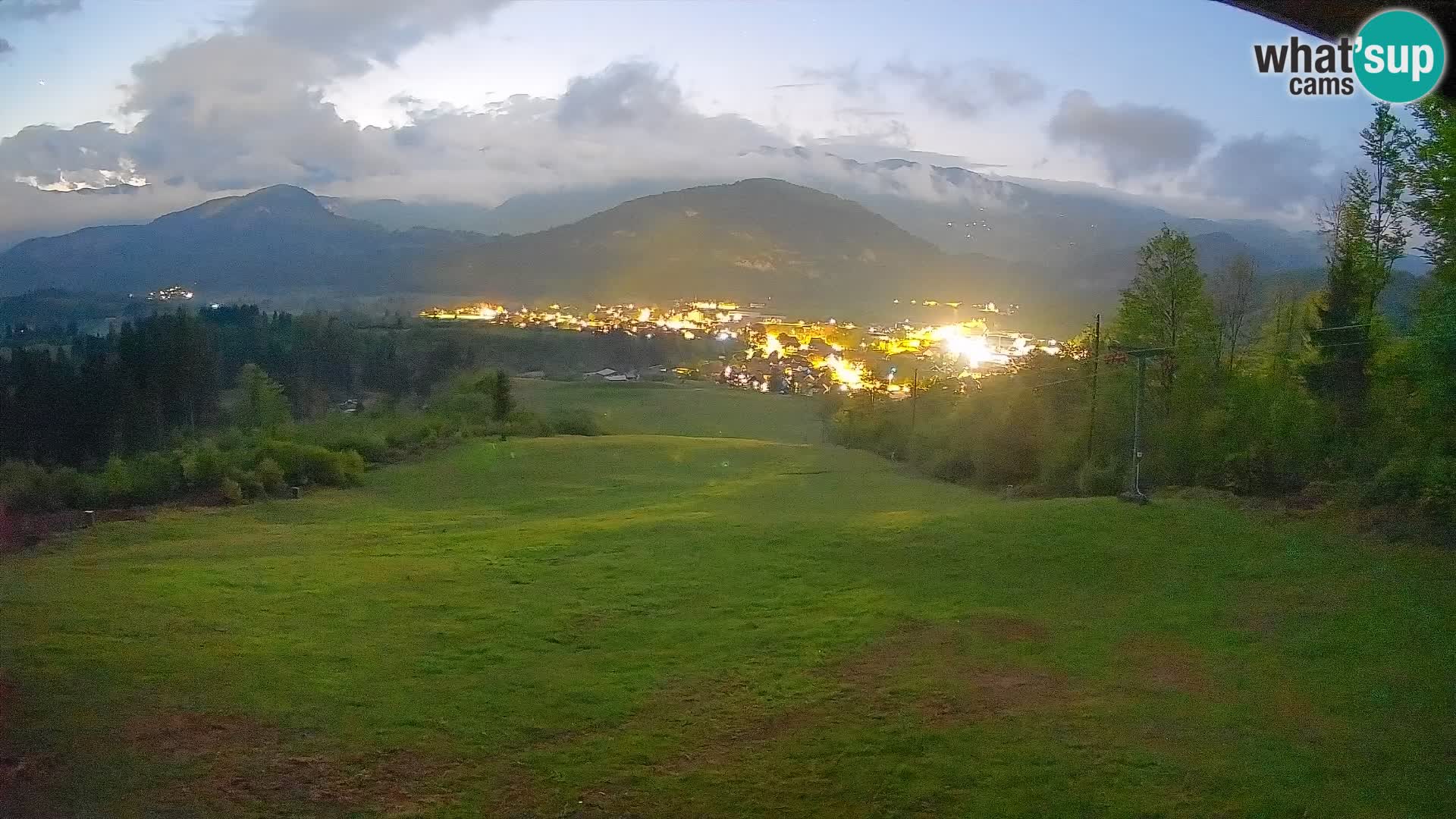 Webcam Bohinjska Bistrica – Live View from Kozji Hrbet Ski Station