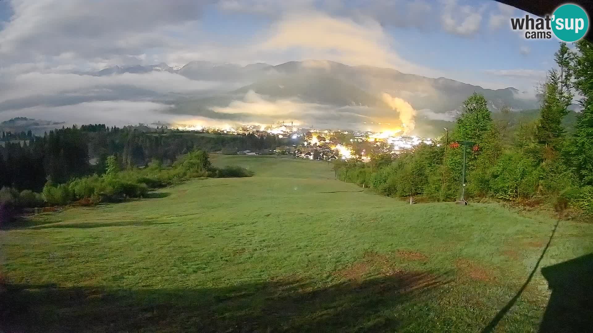 Webcam Bohinjska Bistrica – Vista live dalla stazione sciistica Kozji Hrbet