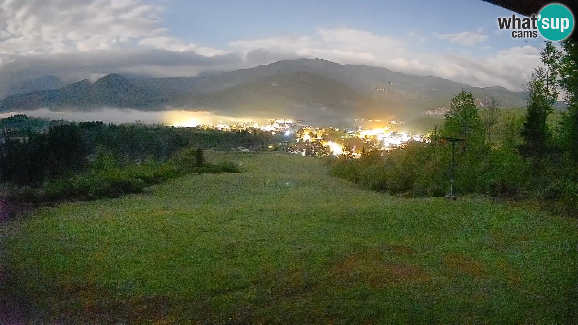 Webcam Bohinjska Bistrica – Vista live dalla stazione sciistica Kozji Hrbet