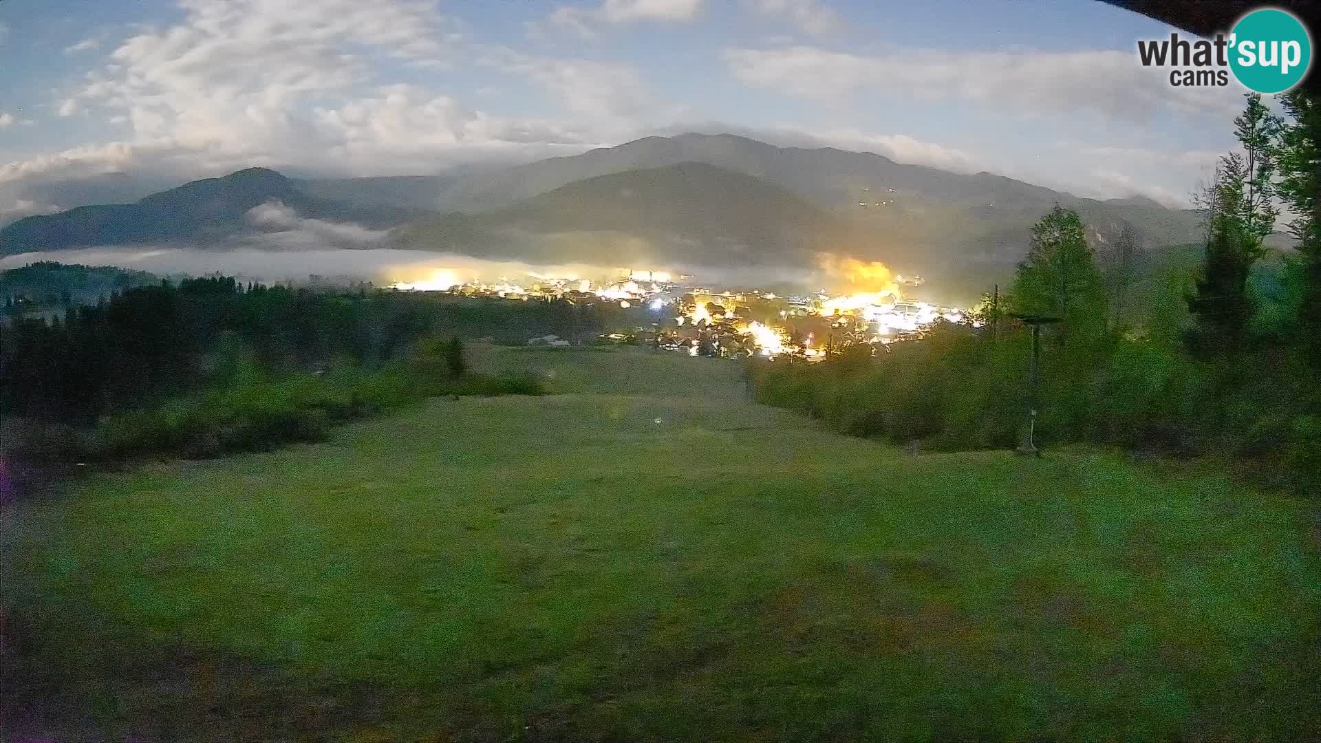 Webcam Bohinjska Bistrica – Live View from Kozji Hrbet Ski Station