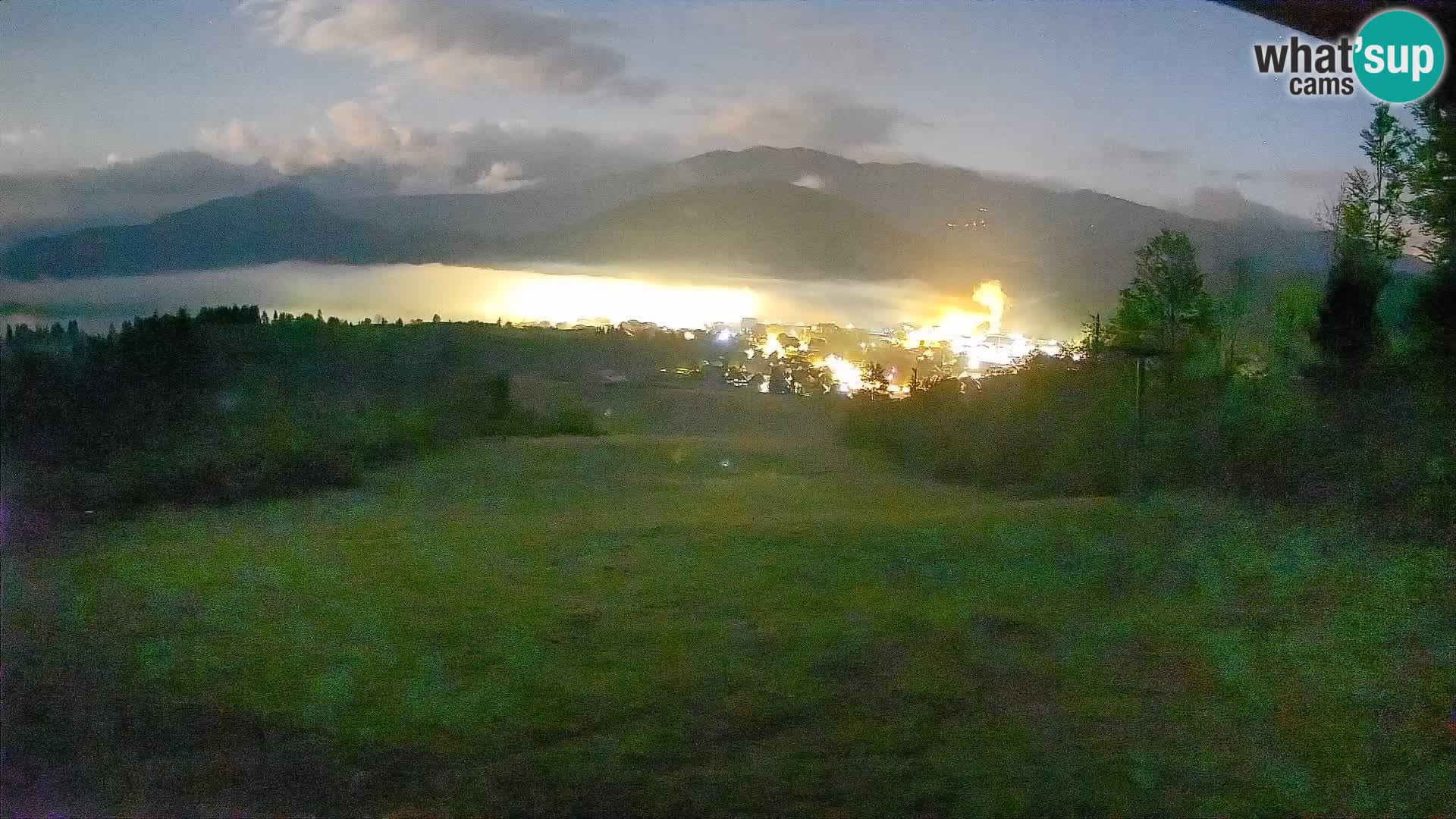 Spletna kamera Bohinjska Bistrica – Pogled v živo s smučišča Kozji Hrbet