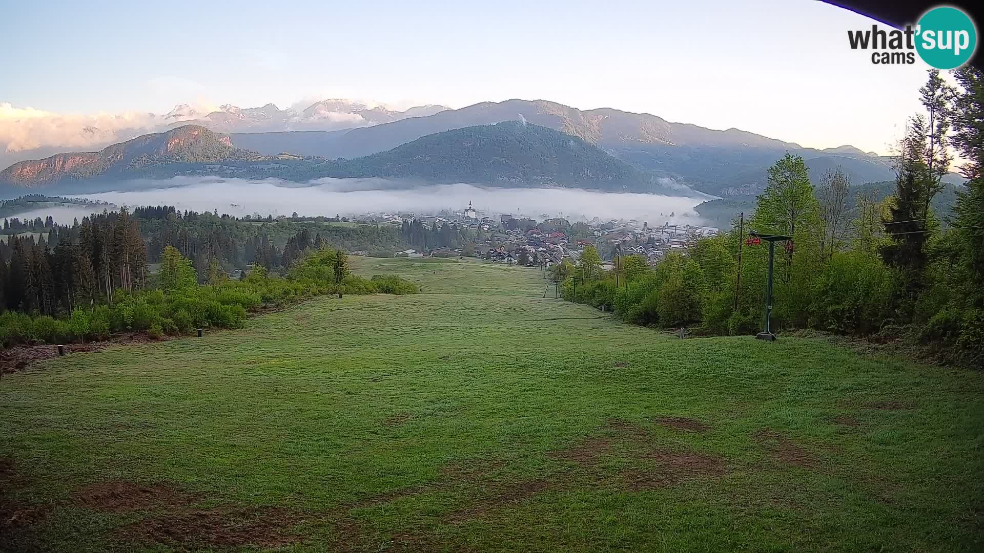 Webcam Bohinjska Bistrica – Live View from Kozji Hrbet Ski Station