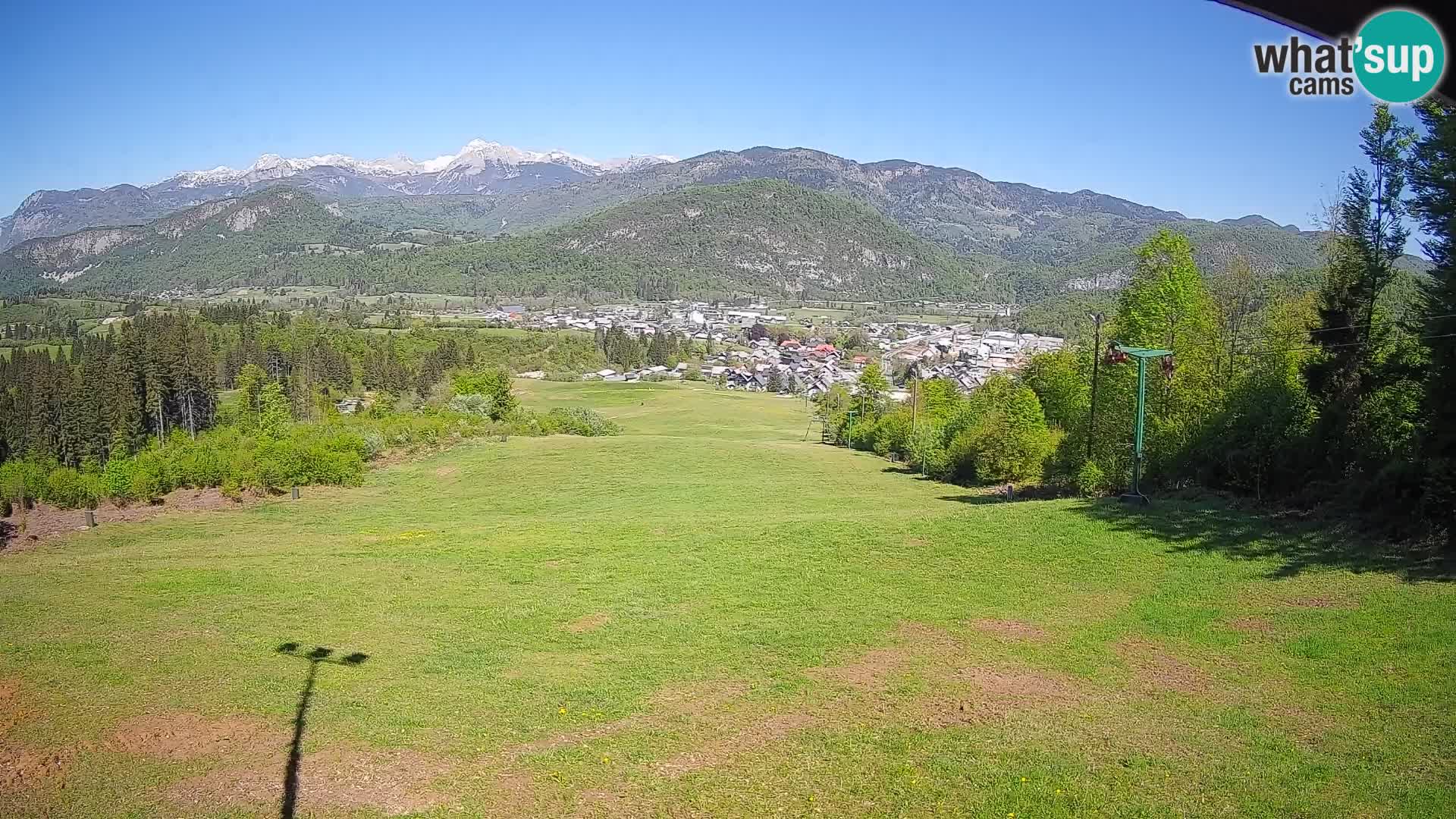 Kamera uživo Bohinjska Bistrica – Pogled u stvarnom vremenu sa skijališta Kozji Hrbet