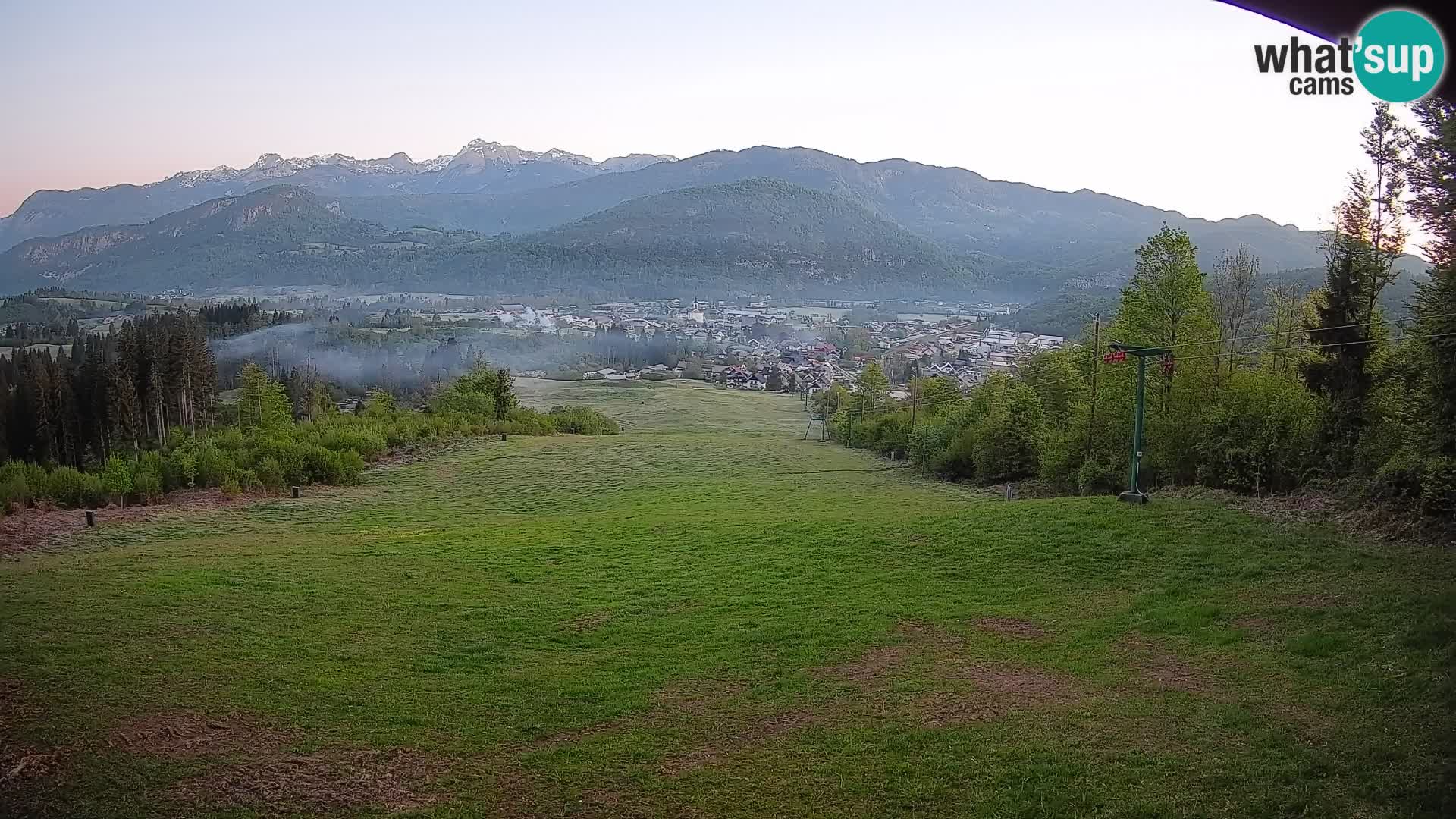 Webcam Bohinjska Bistrica – Live View from Kozji Hrbet Ski Station
