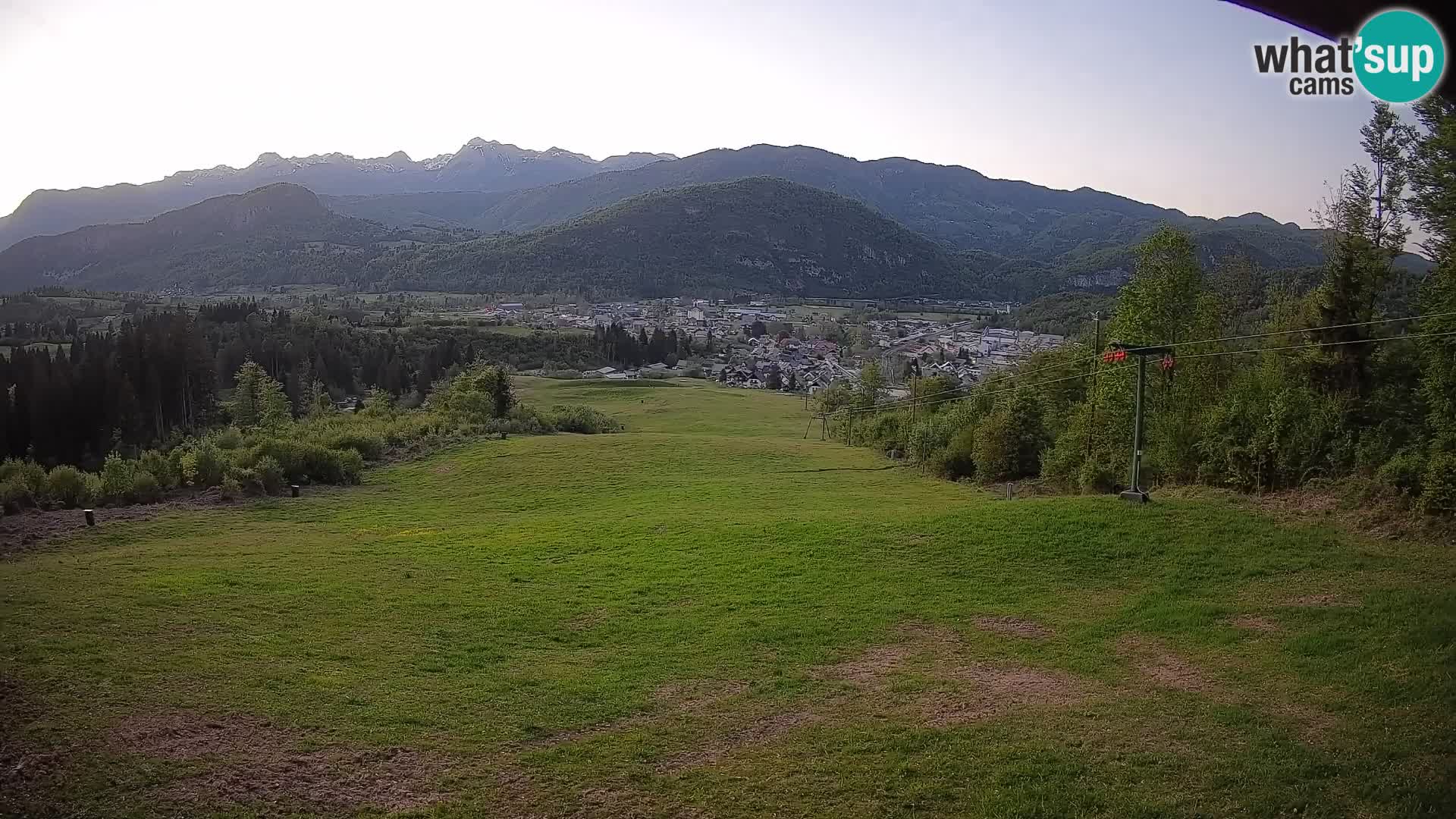 Spletna kamera Bohinjska Bistrica – Pogled v živo s smučišča Kozji Hrbet
