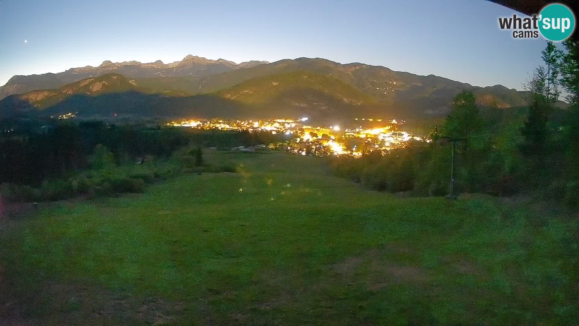 Spletna kamera Bohinjska Bistrica – Pogled v živo s smučišča Kozji Hrbet