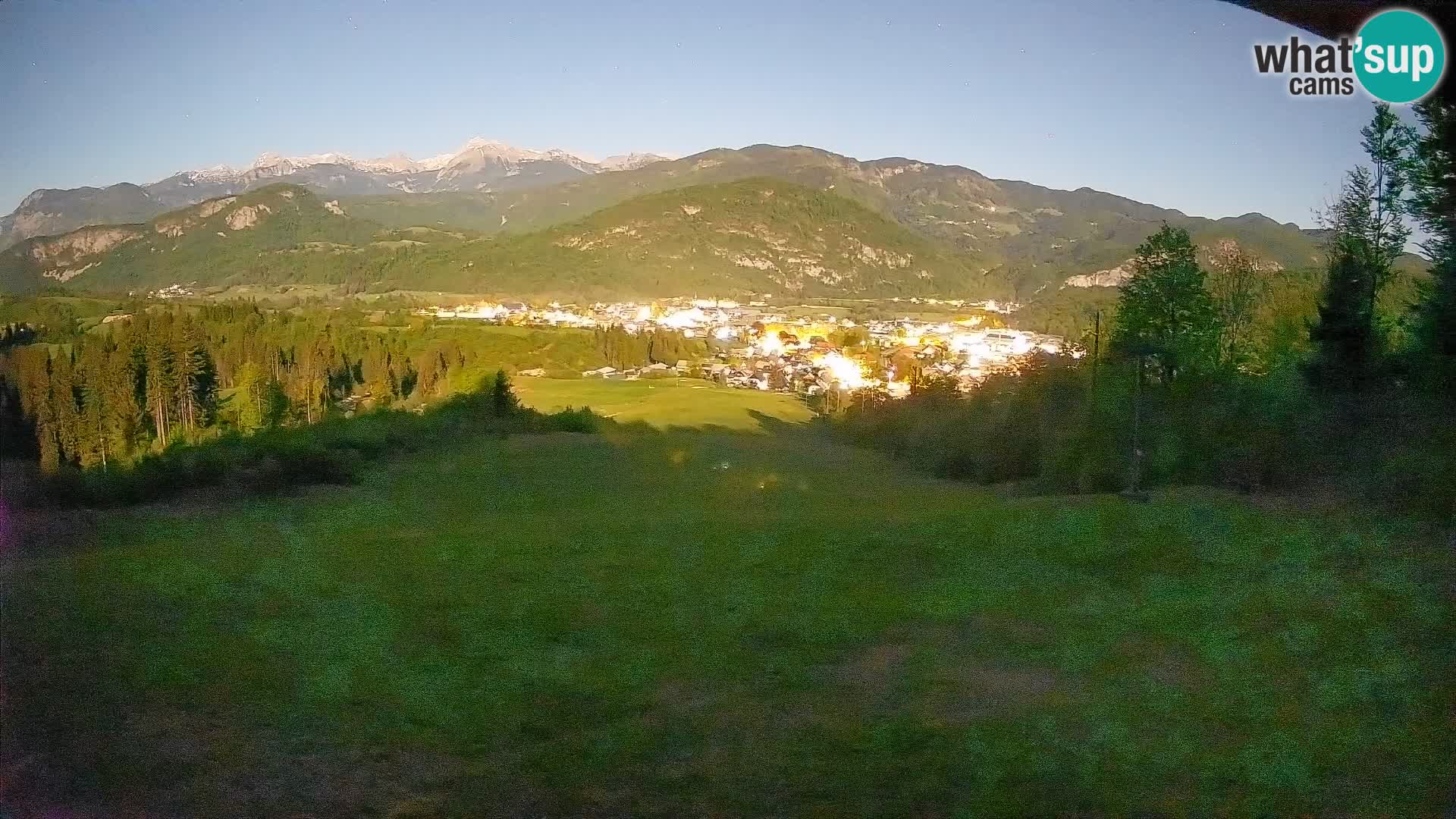 Spletna kamera Bohinjska Bistrica – Pogled v živo s smučišča Kozji Hrbet