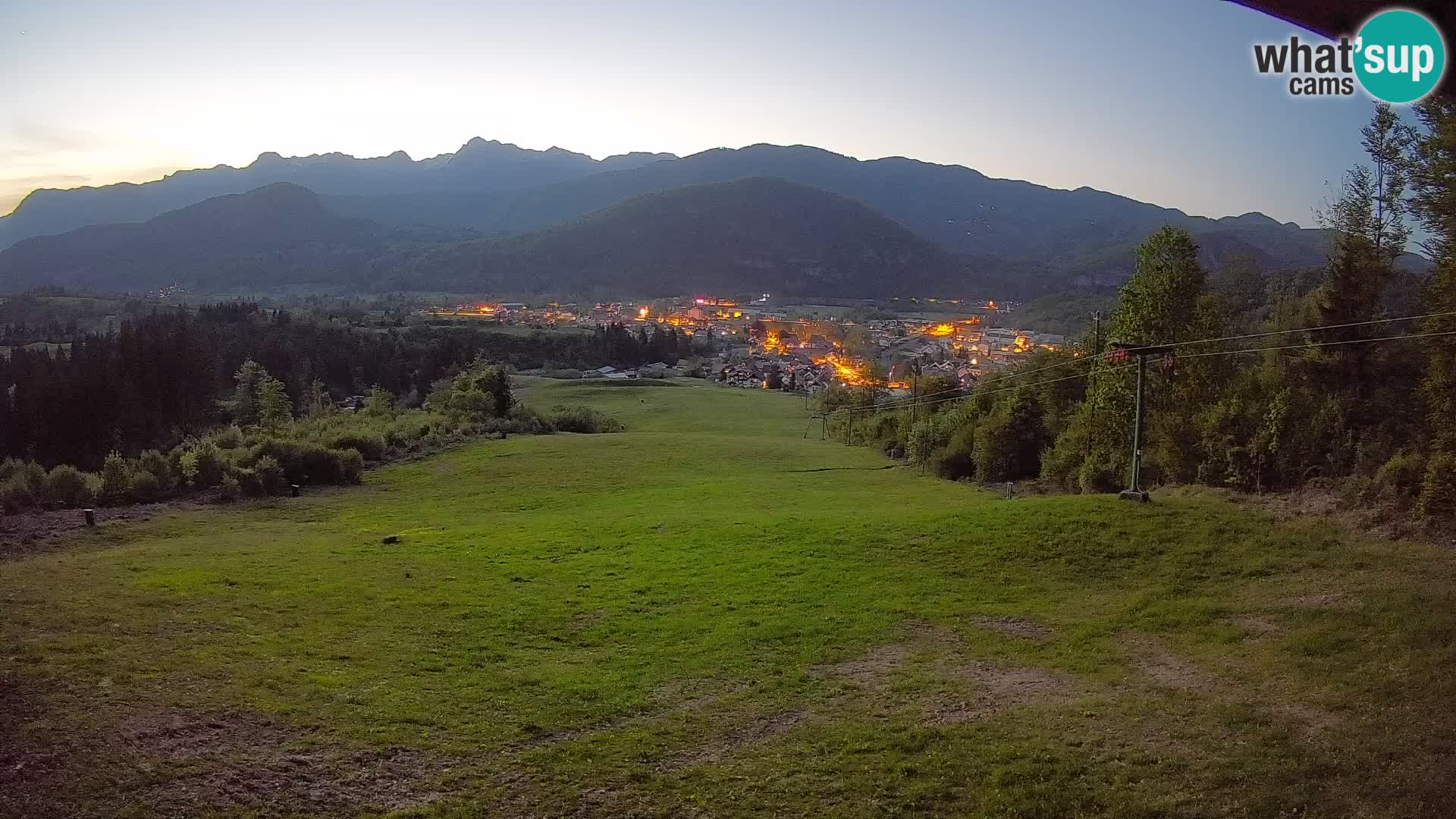 Kamera uživo Bohinjska Bistrica – Pogled u stvarnom vremenu sa skijališta Kozji Hrbet