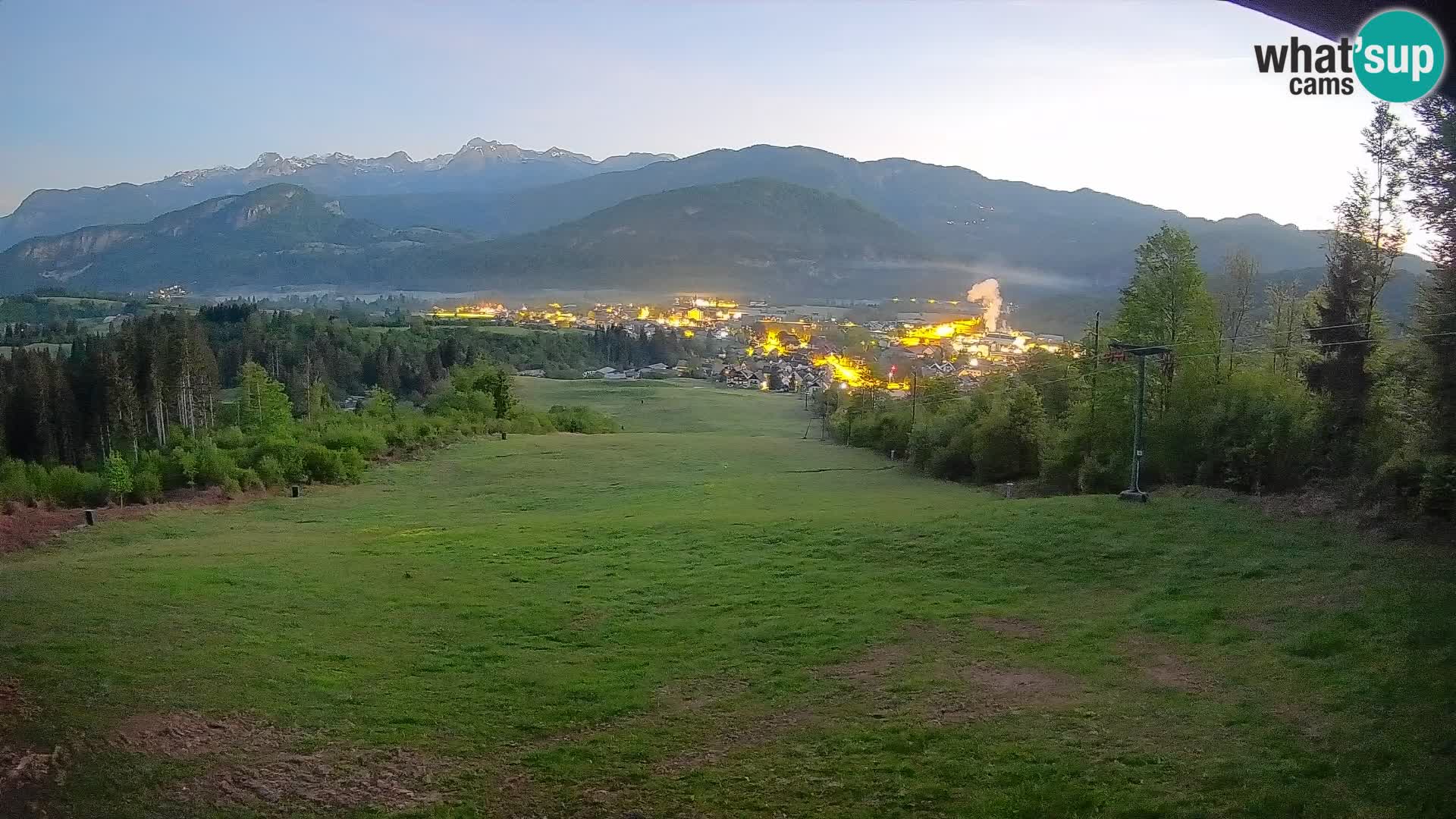 Webcam Bohinjska Bistrica – Vista live dalla stazione sciistica Kozji Hrbet