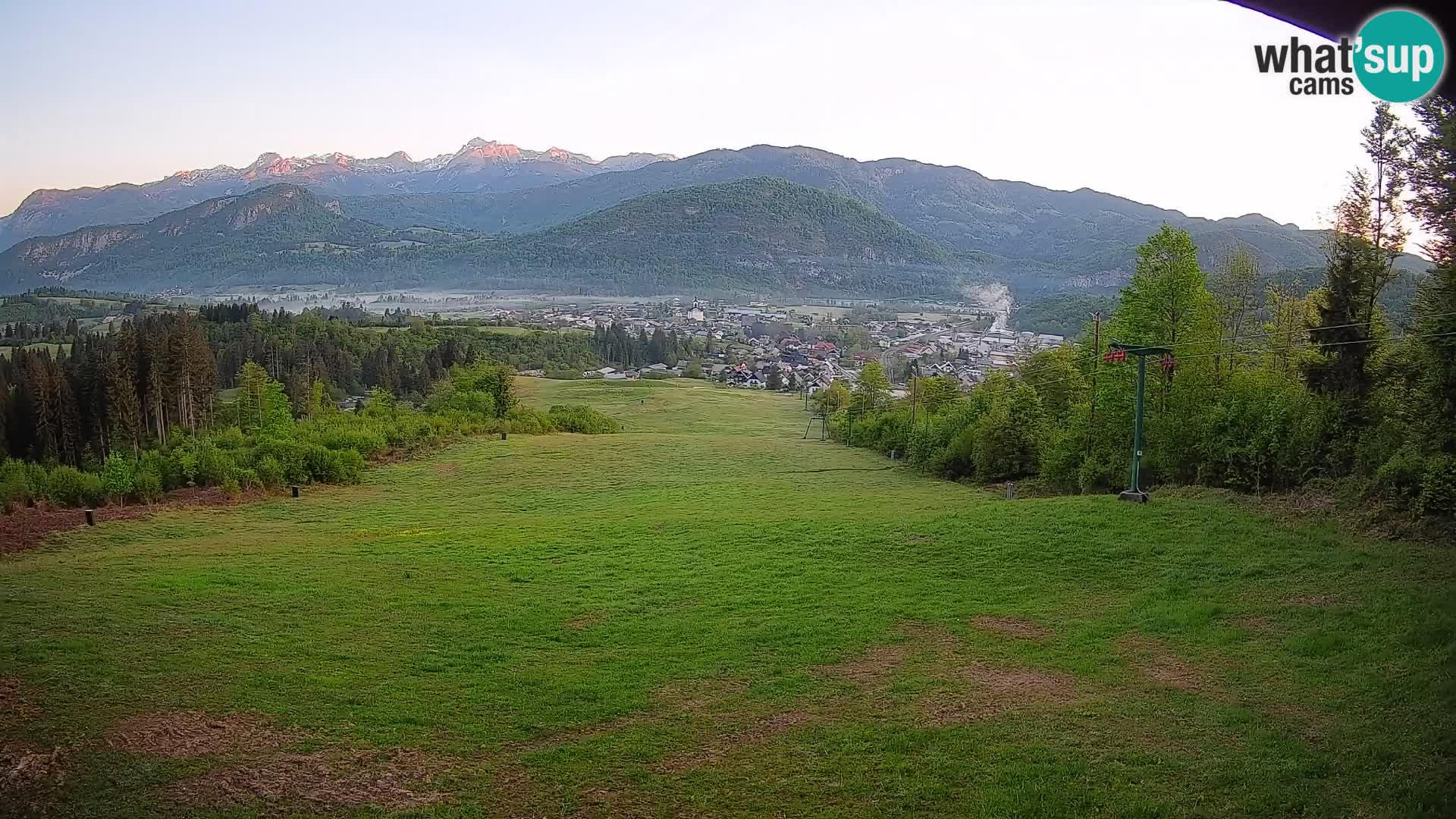 Webcam Bohinjska Bistrica – Live View from Kozji Hrbet Ski Station