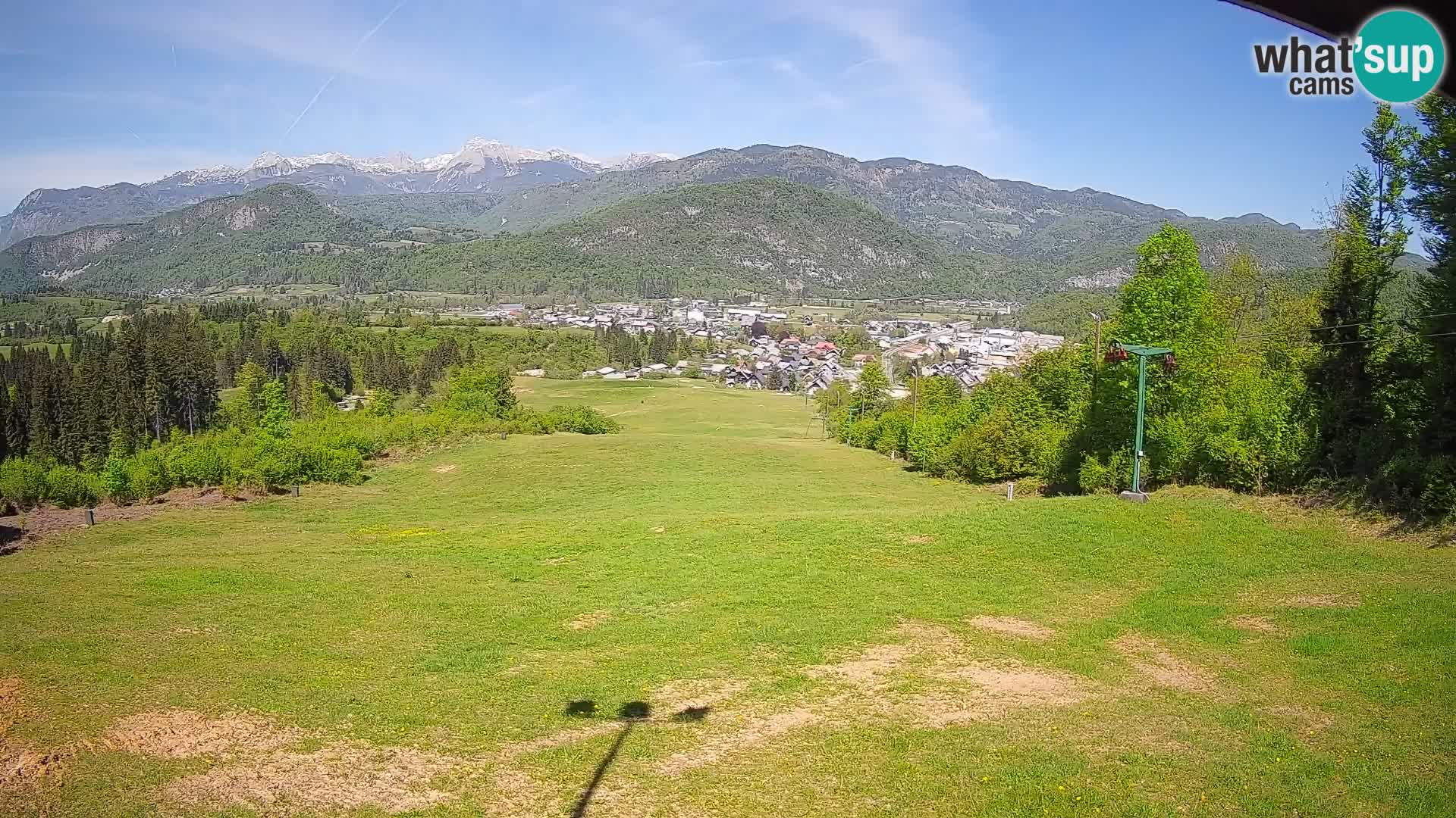Kamera uživo Bohinjska Bistrica – Pogled u stvarnom vremenu sa skijališta Kozji Hrbet