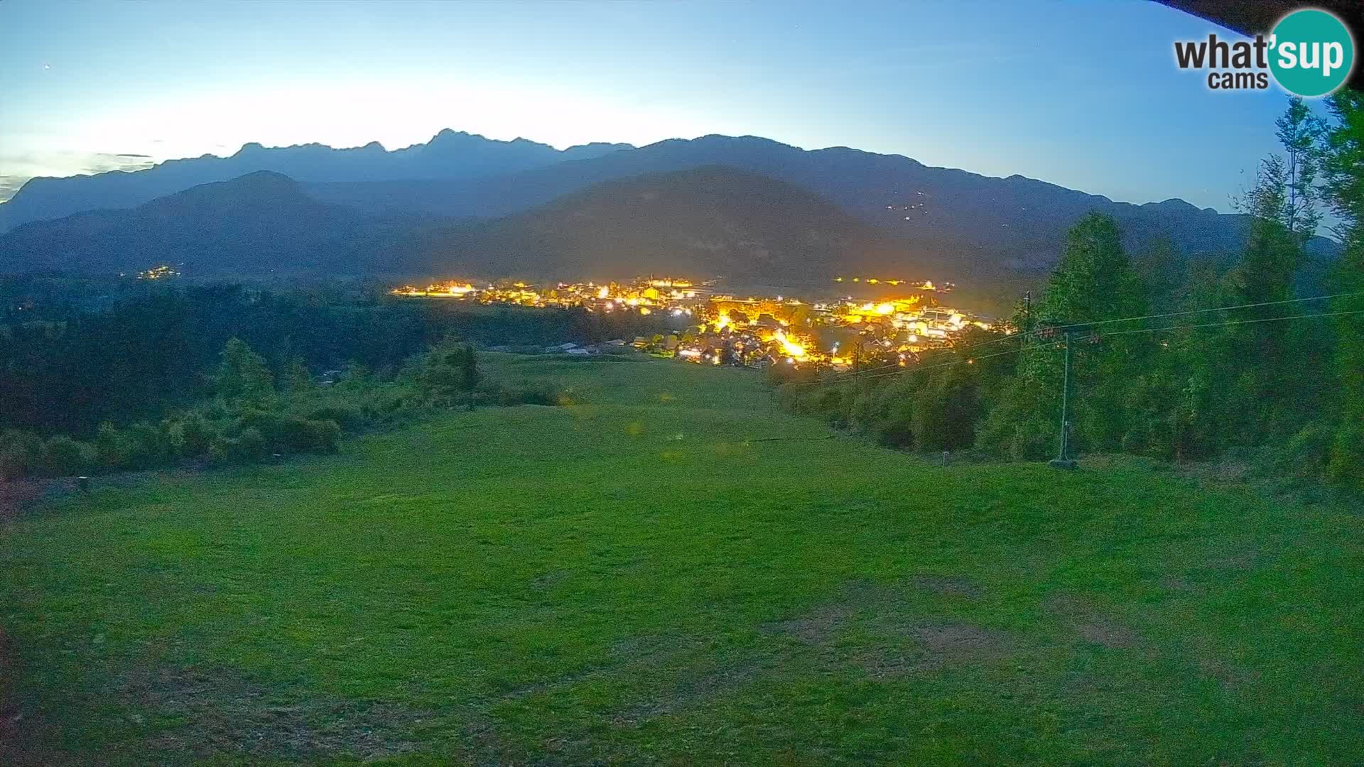 Kamera uživo Bohinjska Bistrica – Pogled u stvarnom vremenu sa skijališta Kozji Hrbet