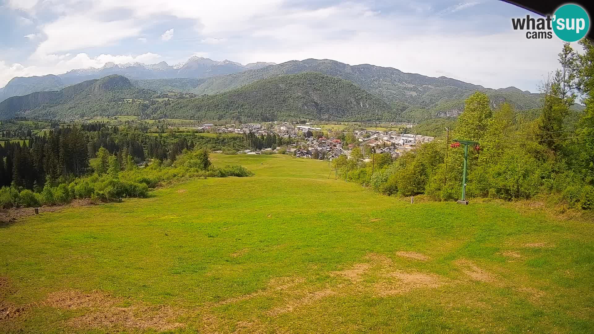 Spletna kamera Bohinjska Bistrica – Pogled v živo s smučišča Kozji Hrbet