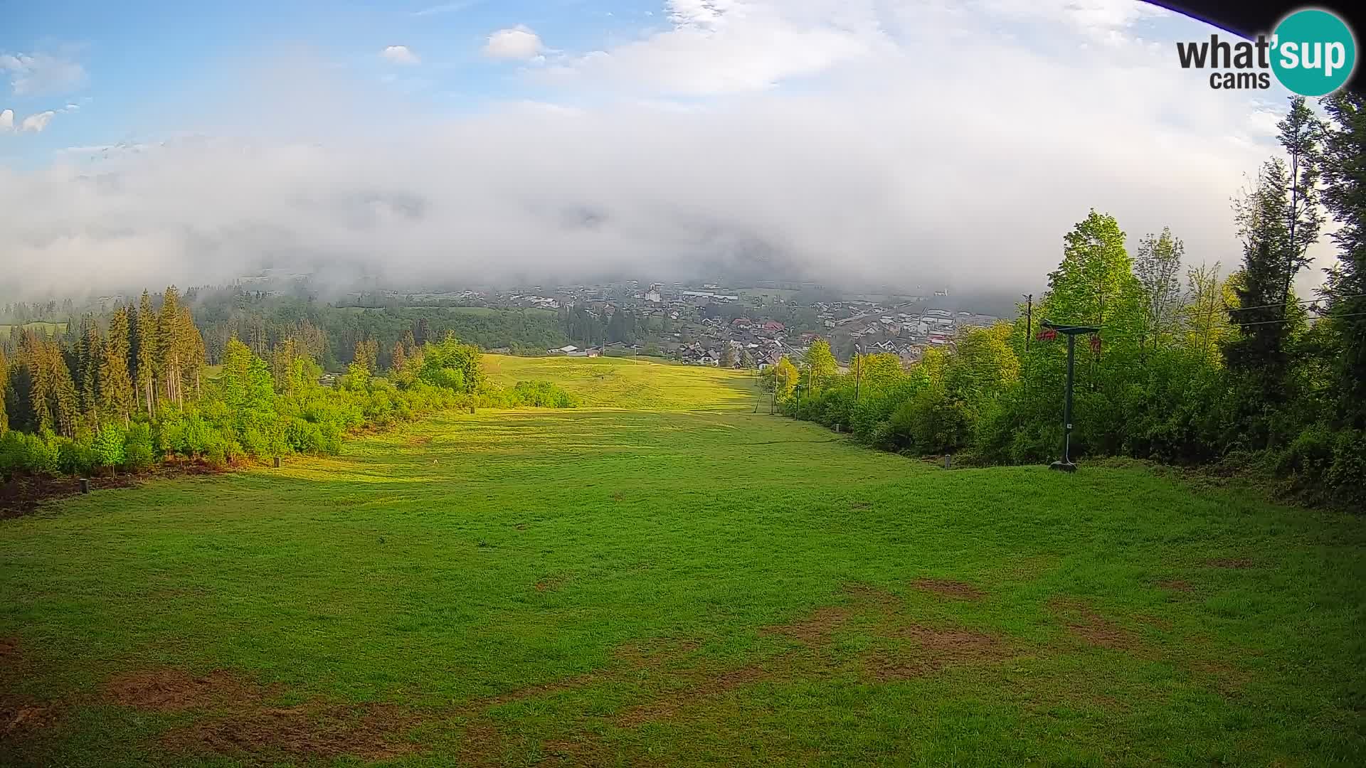Webcam Bohinjska Bistrica – Vista live dalla stazione sciistica Kozji Hrbet