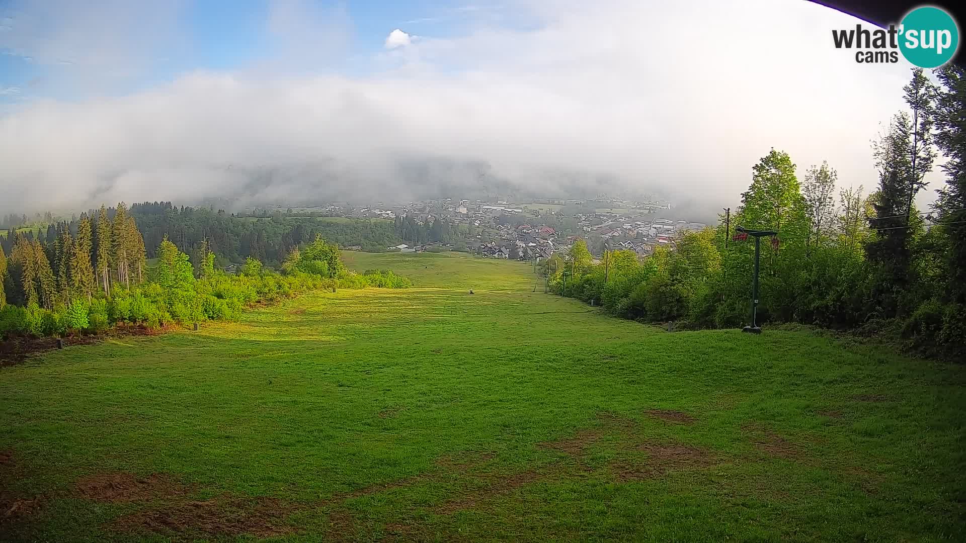 Webcam Bohinjska Bistrica – Vue en direct depuis la station de ski Kozji Hrbet
