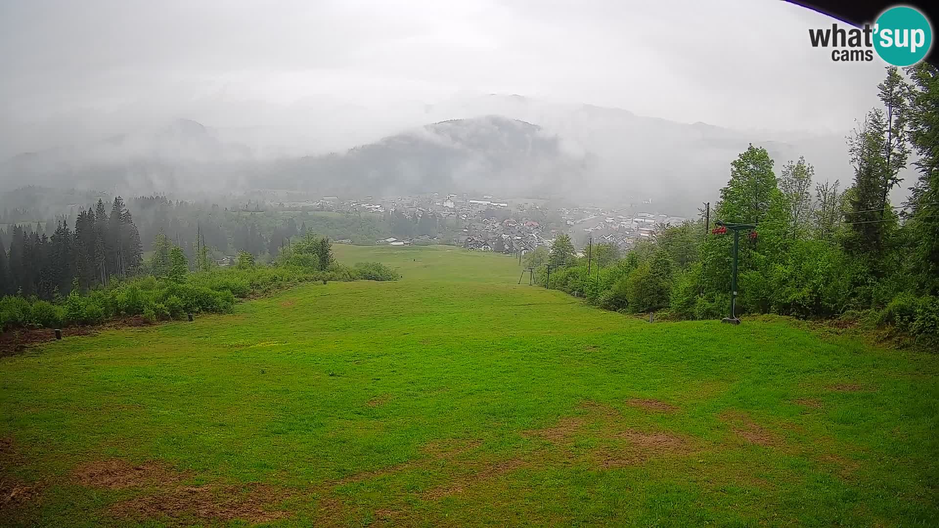 Webcam Bohinjska Bistrica – Live View from Kozji Hrbet Ski Station