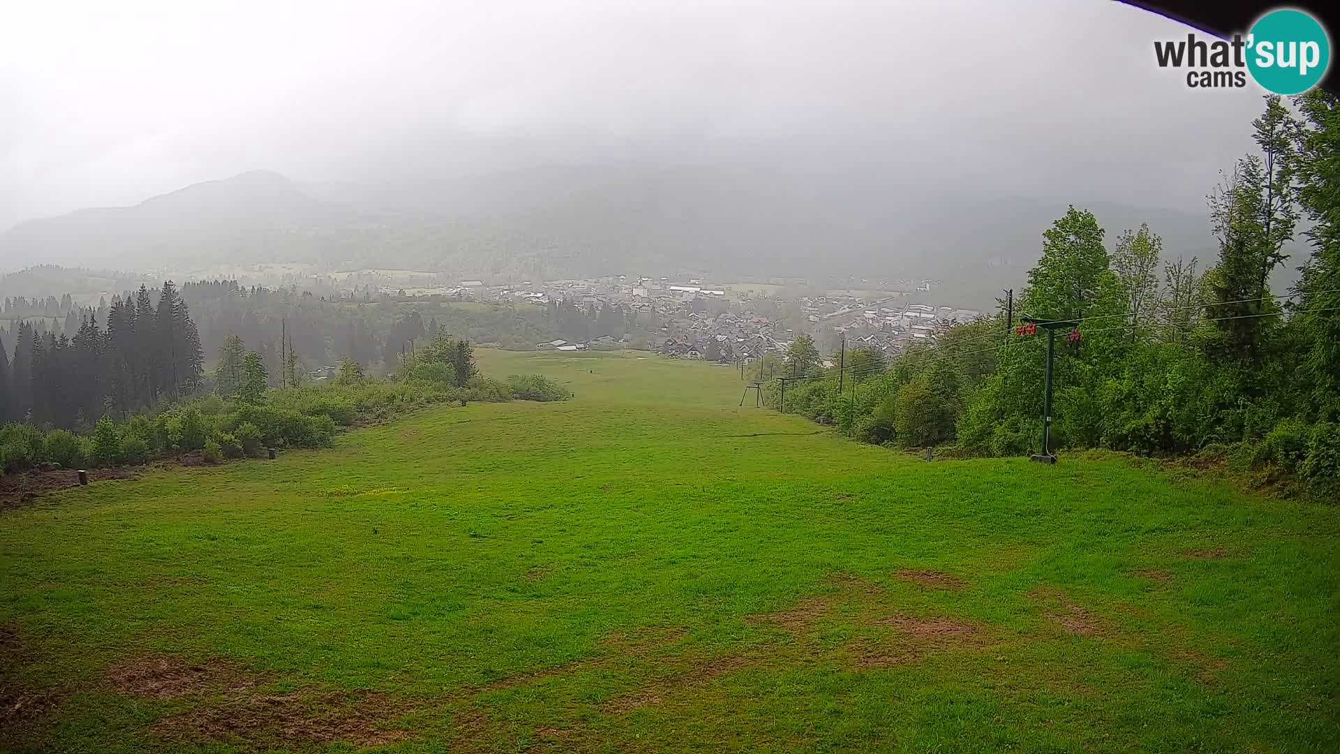Webcam Bohinjska Bistrica – Live View from Kozji Hrbet Ski Station