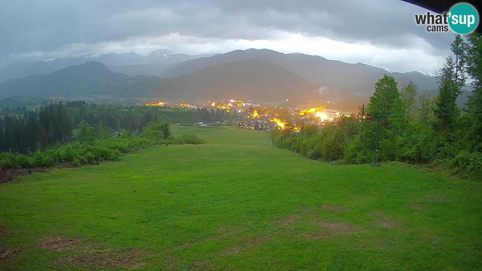 Webcam Bohinjska Bistrica – Live View from Kozji Hrbet Ski Station