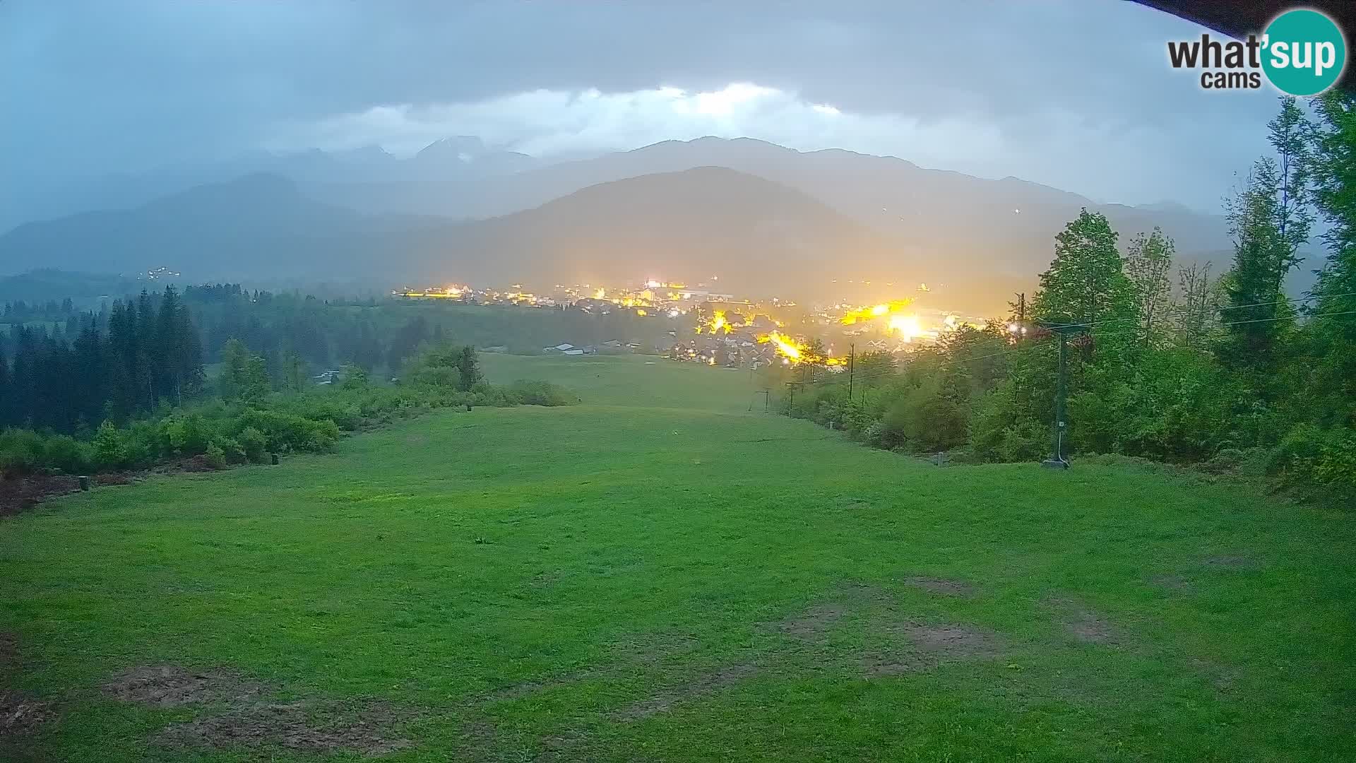 Webcam Bohinjska Bistrica – Live View from Kozji Hrbet Ski Station