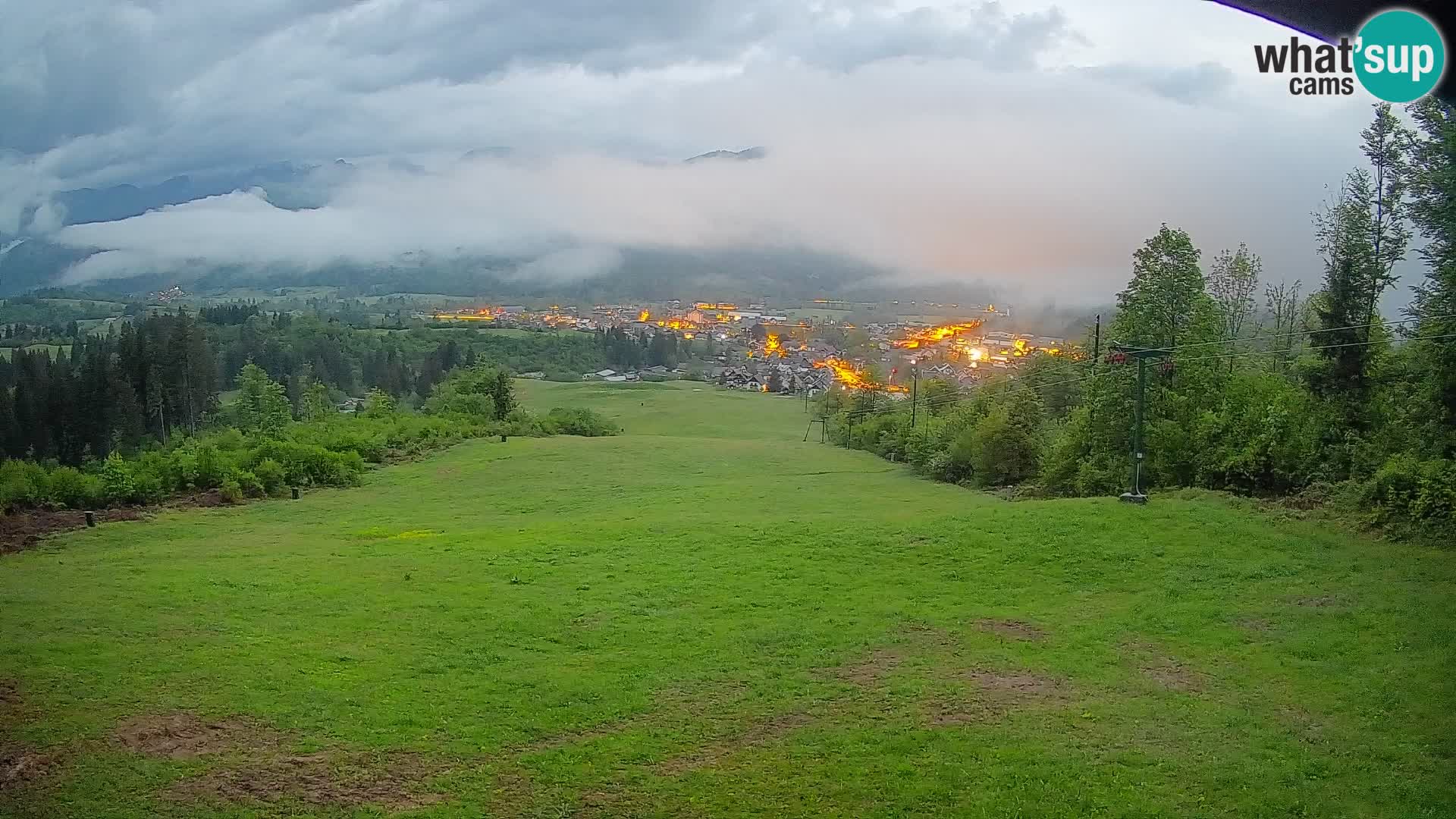 Webcam Bohinjska Bistrica – Vue en direct depuis la station de ski Kozji Hrbet