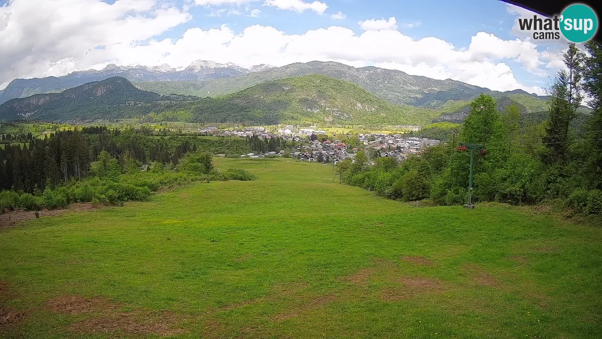 Kamera uživo Bohinjska Bistrica – Pogled u stvarnom vremenu sa skijališta Kozji Hrbet