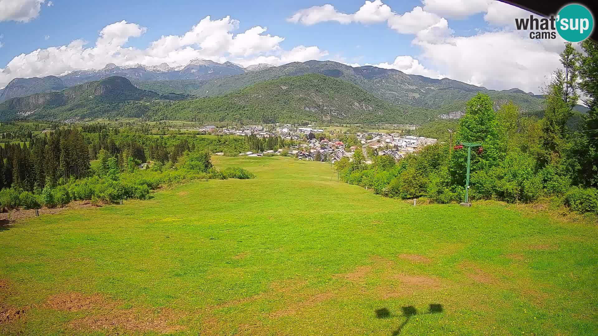 Kamera uživo Bohinjska Bistrica – Pogled u stvarnom vremenu sa skijališta Kozji Hrbet