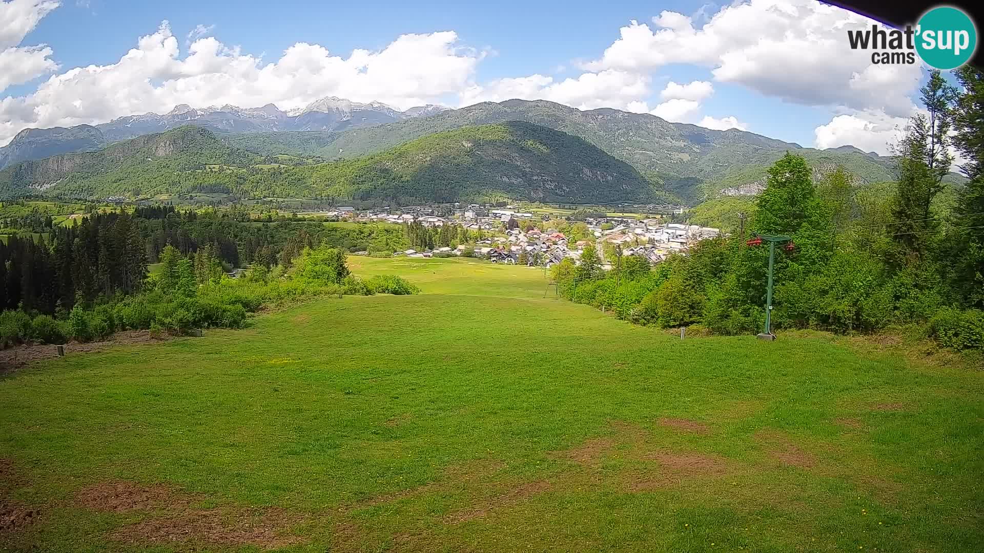 Spletna kamera Bohinjska Bistrica – Pogled v živo s smučišča Kozji Hrbet