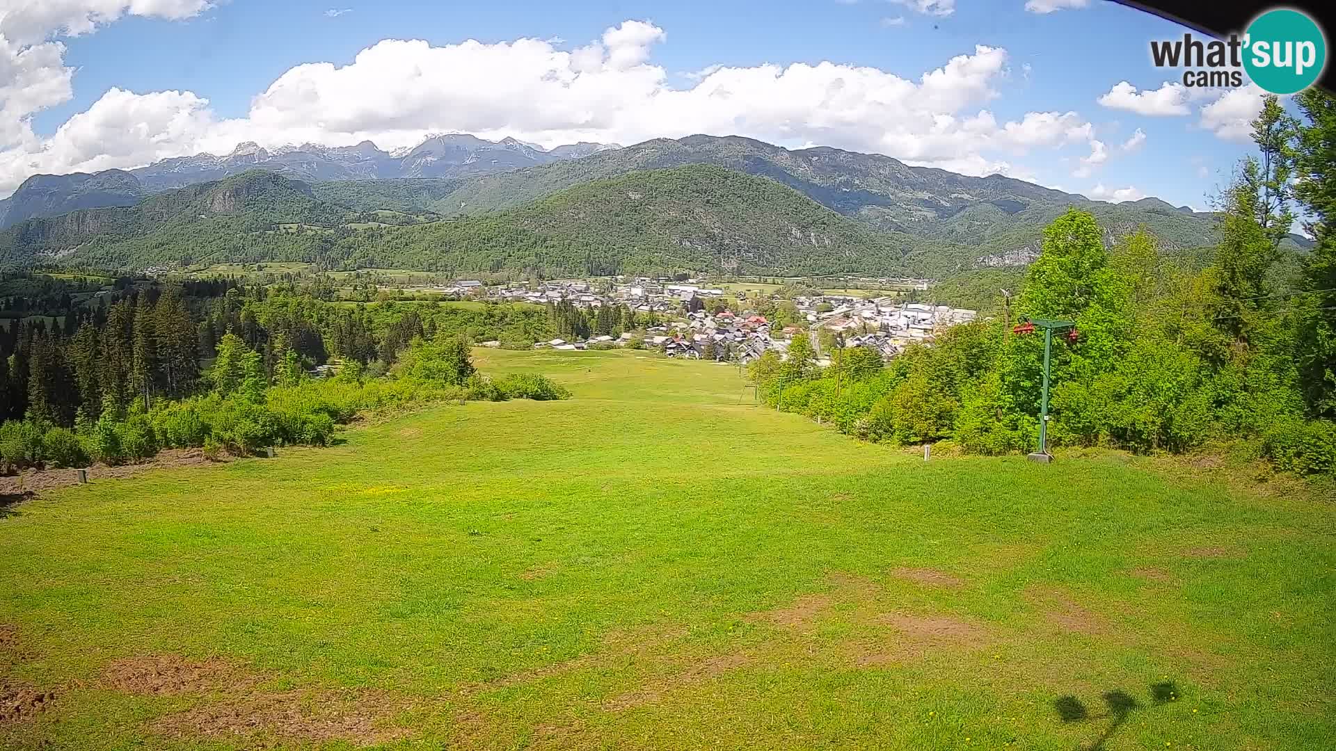 Spletna kamera Bohinjska Bistrica – Pogled v živo s smučišča Kozji Hrbet