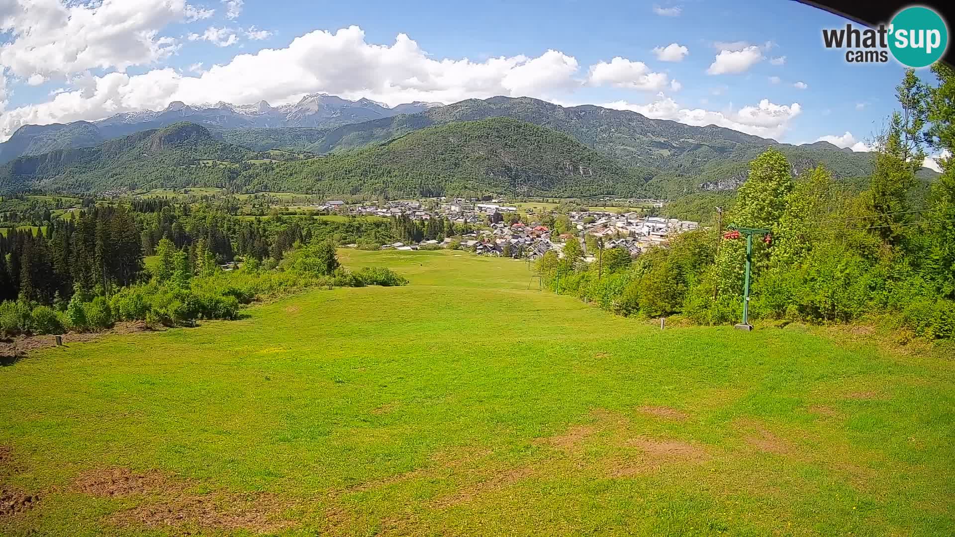 Spletna kamera Bohinjska Bistrica – Pogled v živo s smučišča Kozji Hrbet