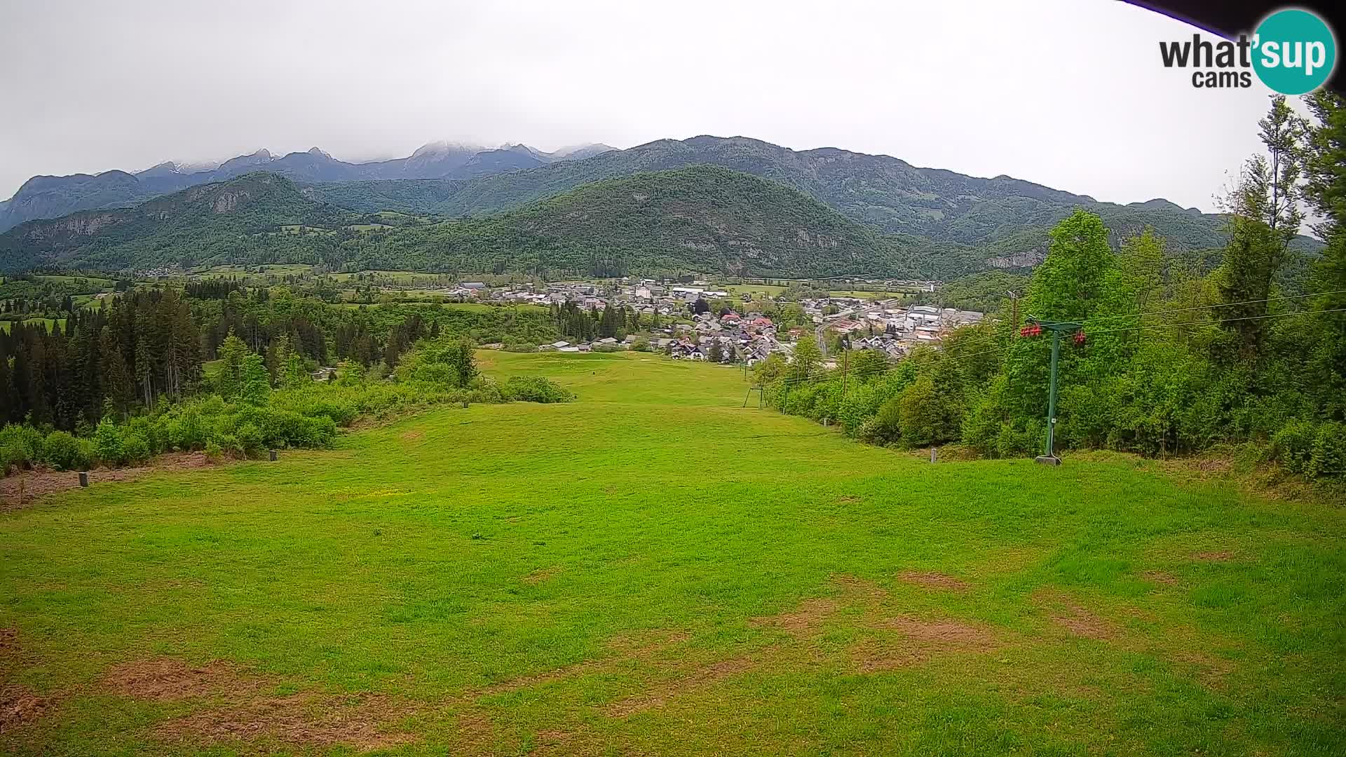 Kamera uživo Bohinjska Bistrica – Pogled u stvarnom vremenu sa skijališta Kozji Hrbet