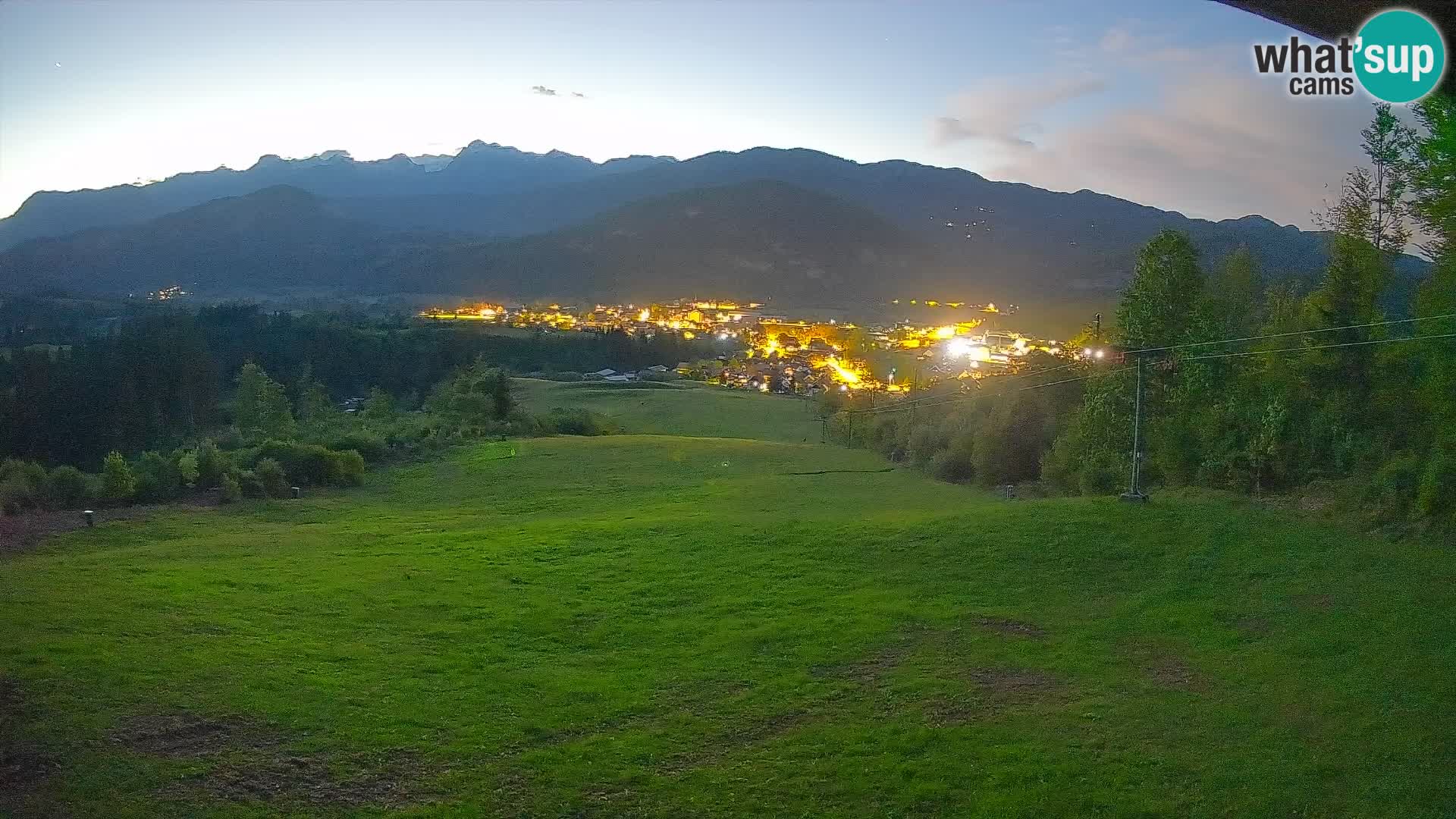 Spletna kamera Bohinjska Bistrica – Pogled v živo s smučišča Kozji Hrbet