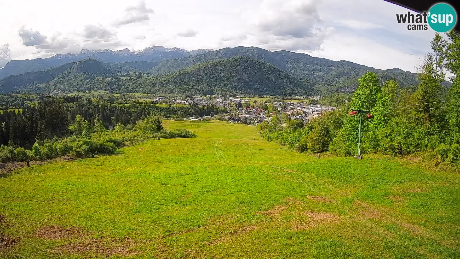 Spletna kamera Bohinjska Bistrica – Pogled v živo s smučišča Kozji Hrbet