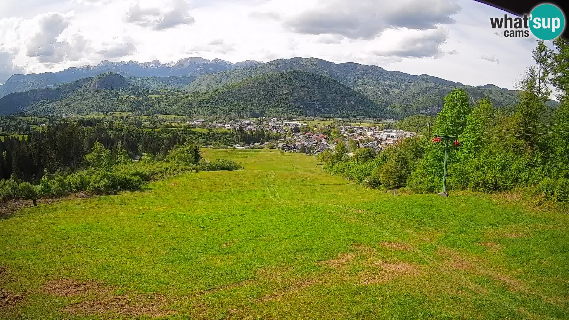 Spletna kamera Bohinjska Bistrica – Pogled v živo s smučišča Kozji Hrbet
