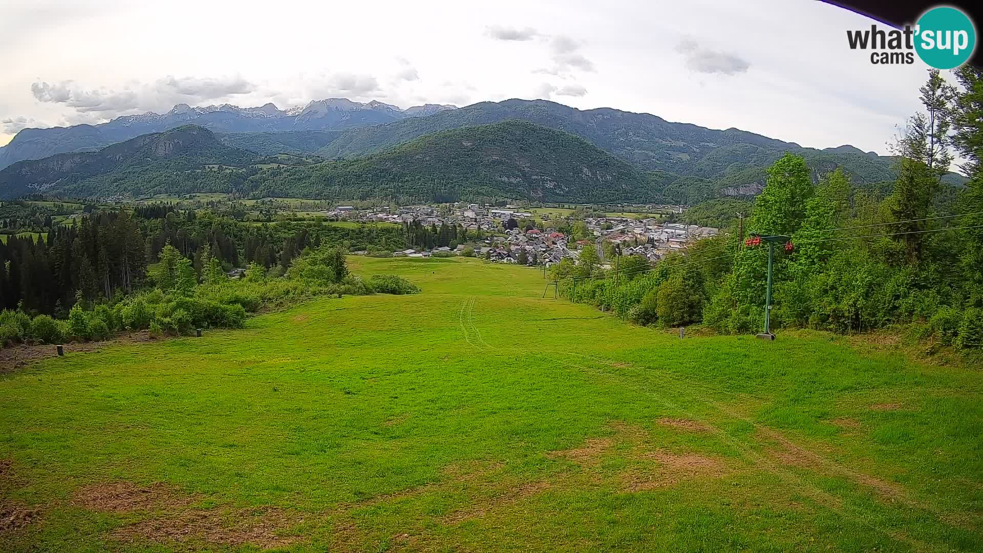Spletna kamera Bohinjska Bistrica – Pogled v živo s smučišča Kozji Hrbet