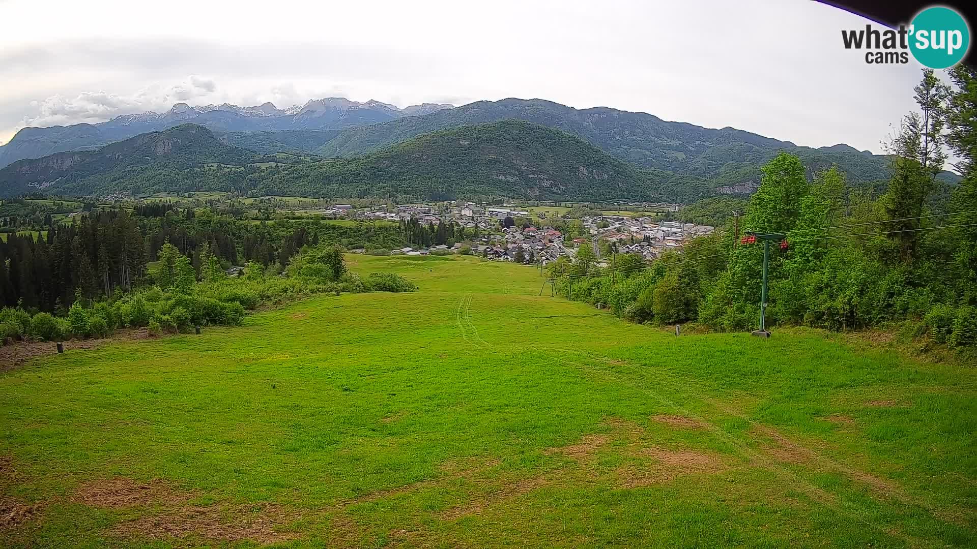 Spletna kamera Bohinjska Bistrica – Pogled v živo s smučišča Kozji Hrbet