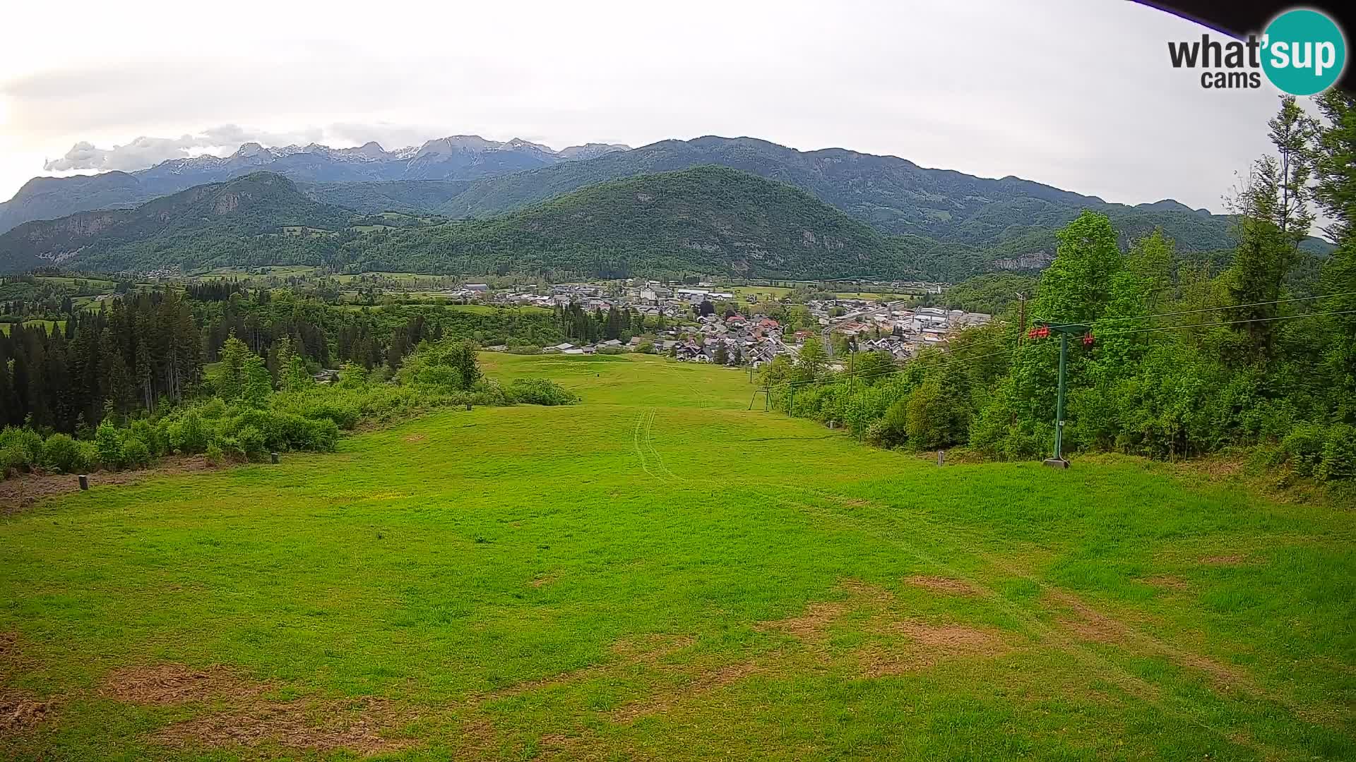Spletna kamera Bohinjska Bistrica – Pogled v živo s smučišča Kozji Hrbet