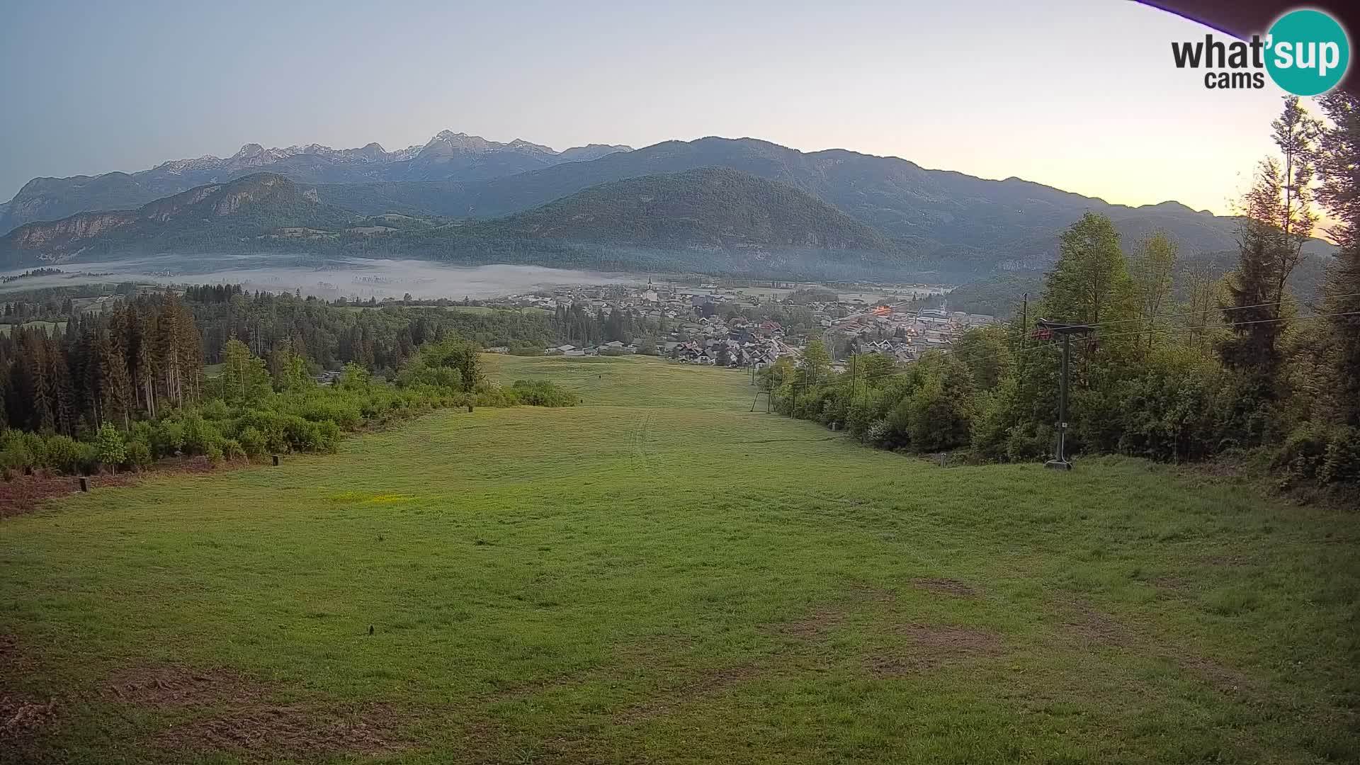 Webcam Bohinjska Bistrica – Live View from Kozji Hrbet Ski Station