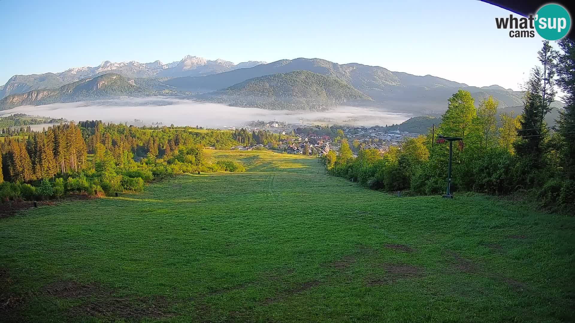 Webcam Bohinjska Bistrica – Live View from Kozji Hrbet Ski Station