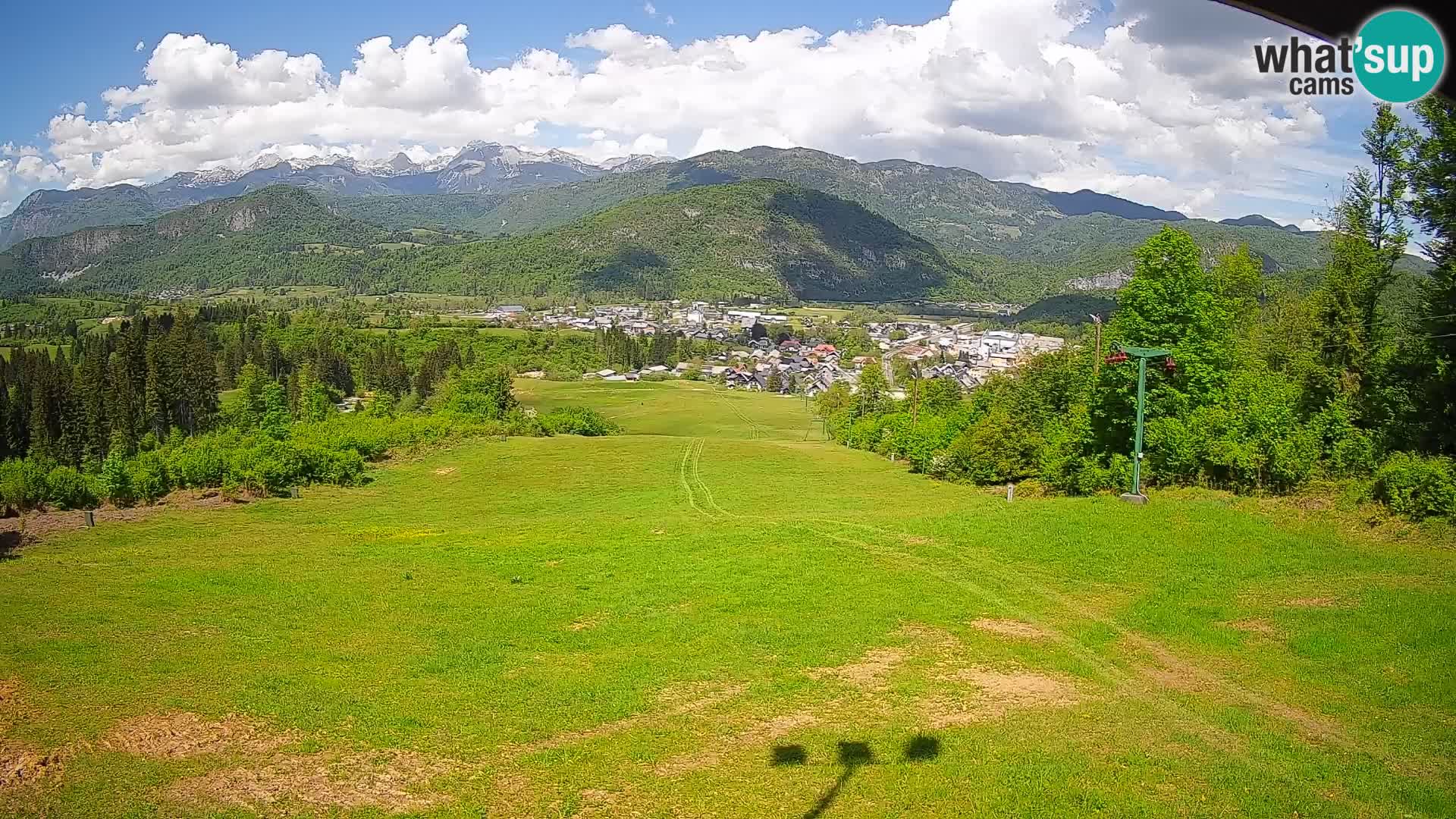 Kamera uživo Bohinjska Bistrica – Pogled u stvarnom vremenu sa skijališta Kozji Hrbet
