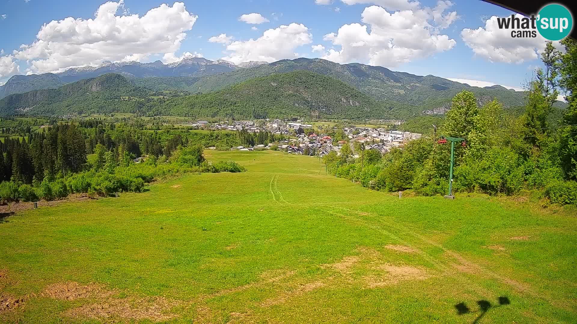 Kamera uživo Bohinjska Bistrica – Pogled u stvarnom vremenu sa skijališta Kozji Hrbet