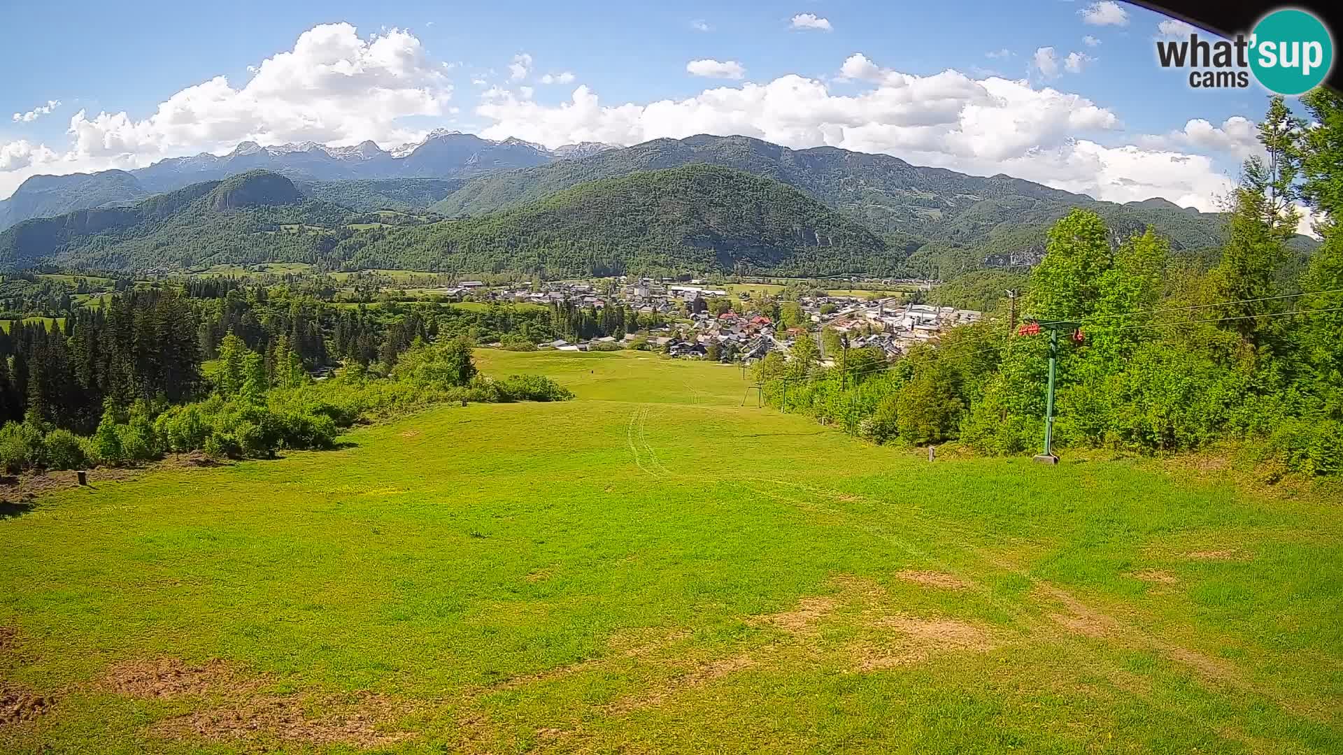 Kamera uživo Bohinjska Bistrica – Pogled u stvarnom vremenu sa skijališta Kozji Hrbet