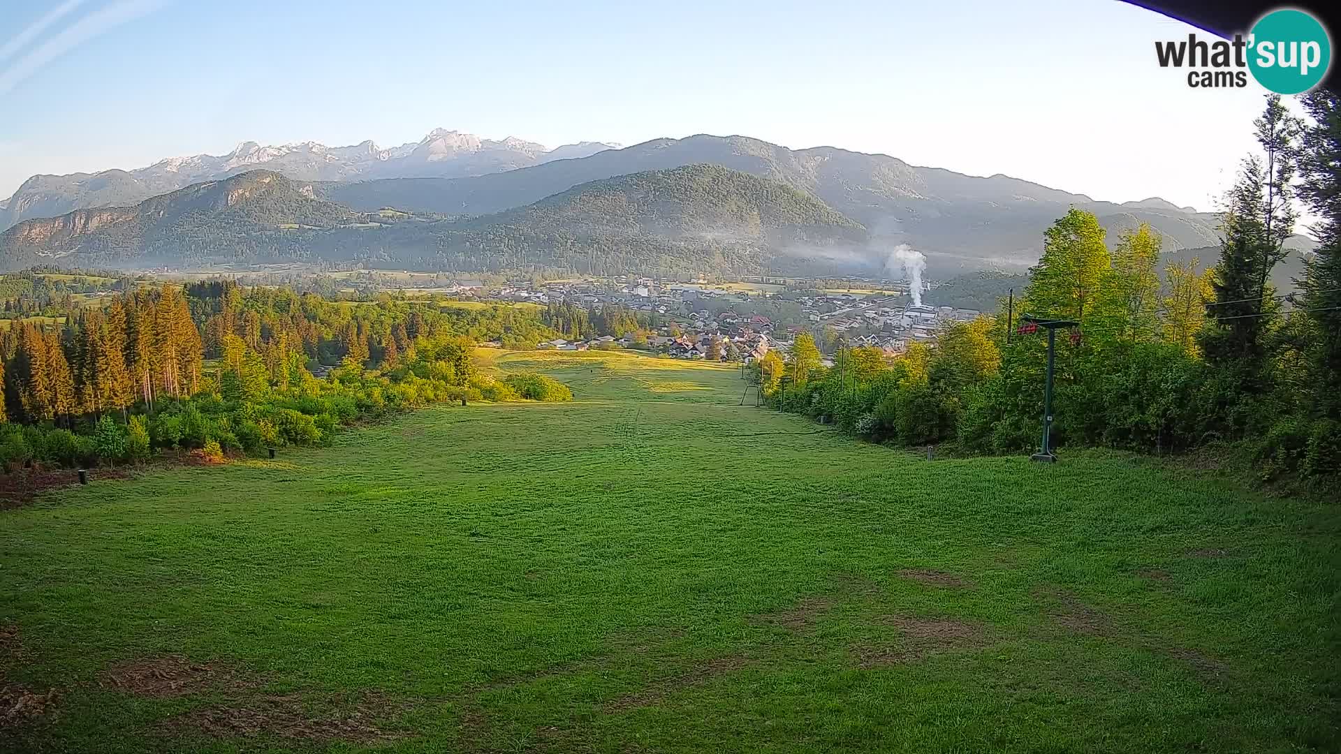 Webcam Bohinjska Bistrica – Live View from Kozji Hrbet Ski Station